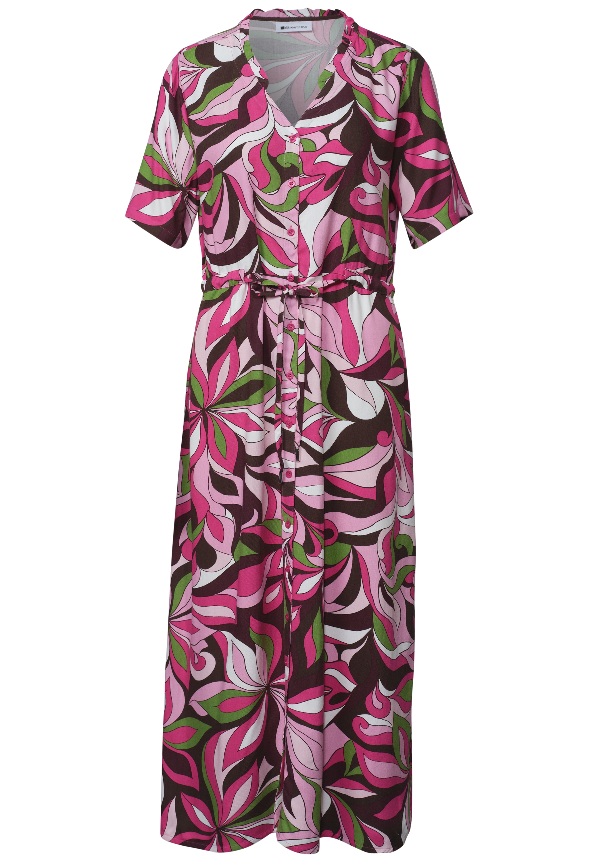 STREET ONE Maxikleid Ohne Taschen aus Viskose
