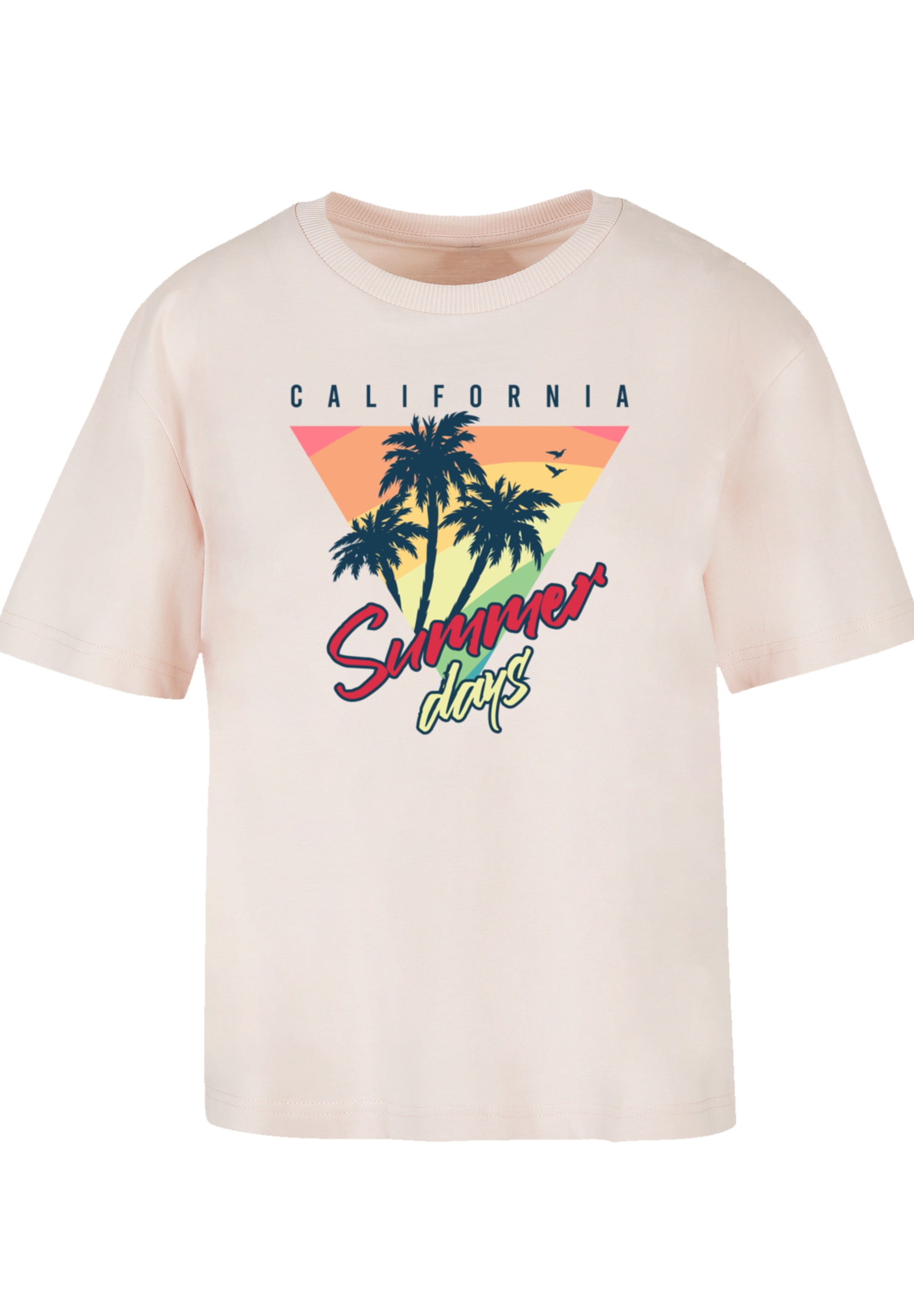 F4NT4STIC T-Shirt »California Palmen Retro«, Premium Qualität