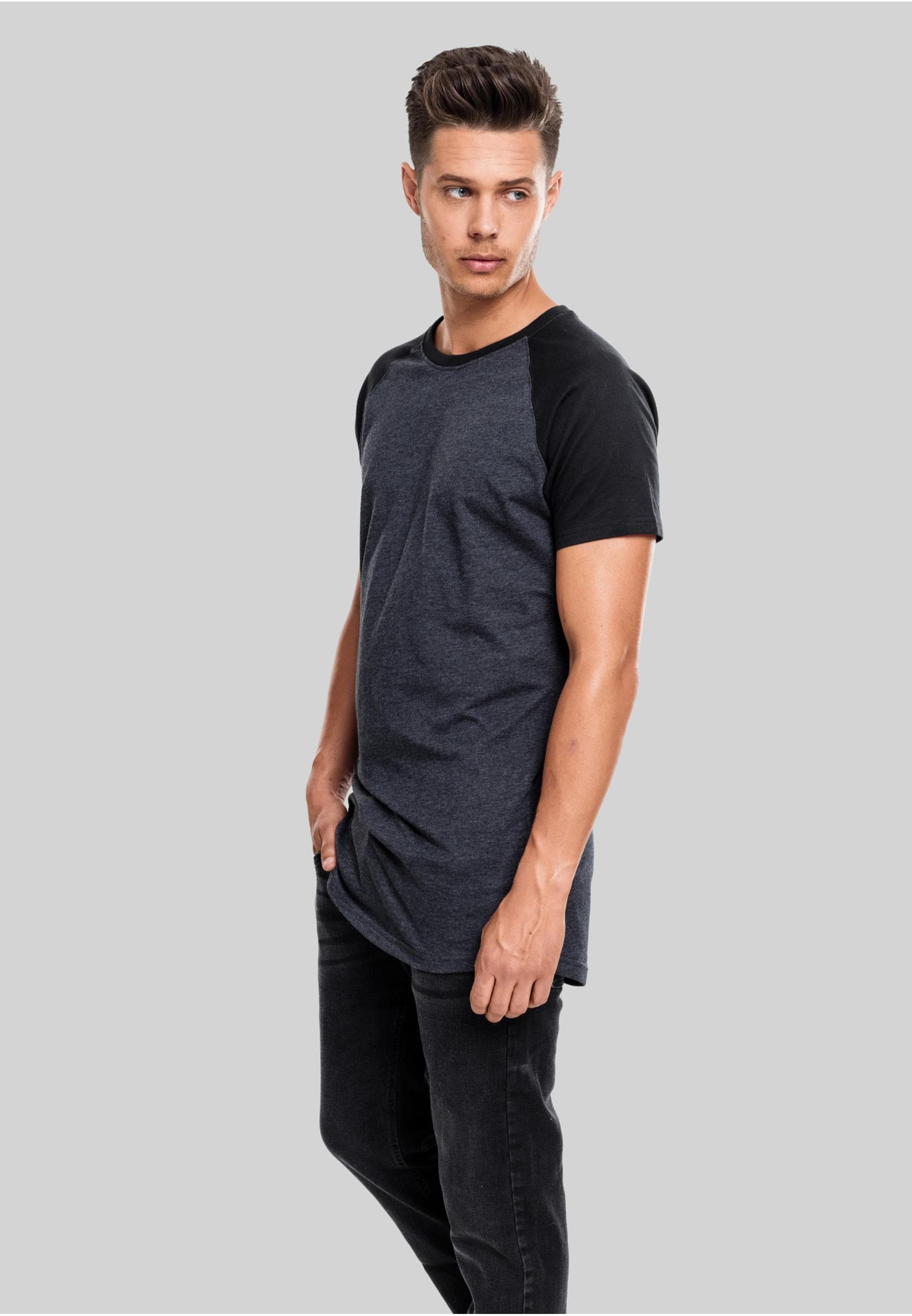 URBAN CLASSICS T-Shirt »Urban Classics Herren Shaped Raglan Long Tee«, (1 tlg.)