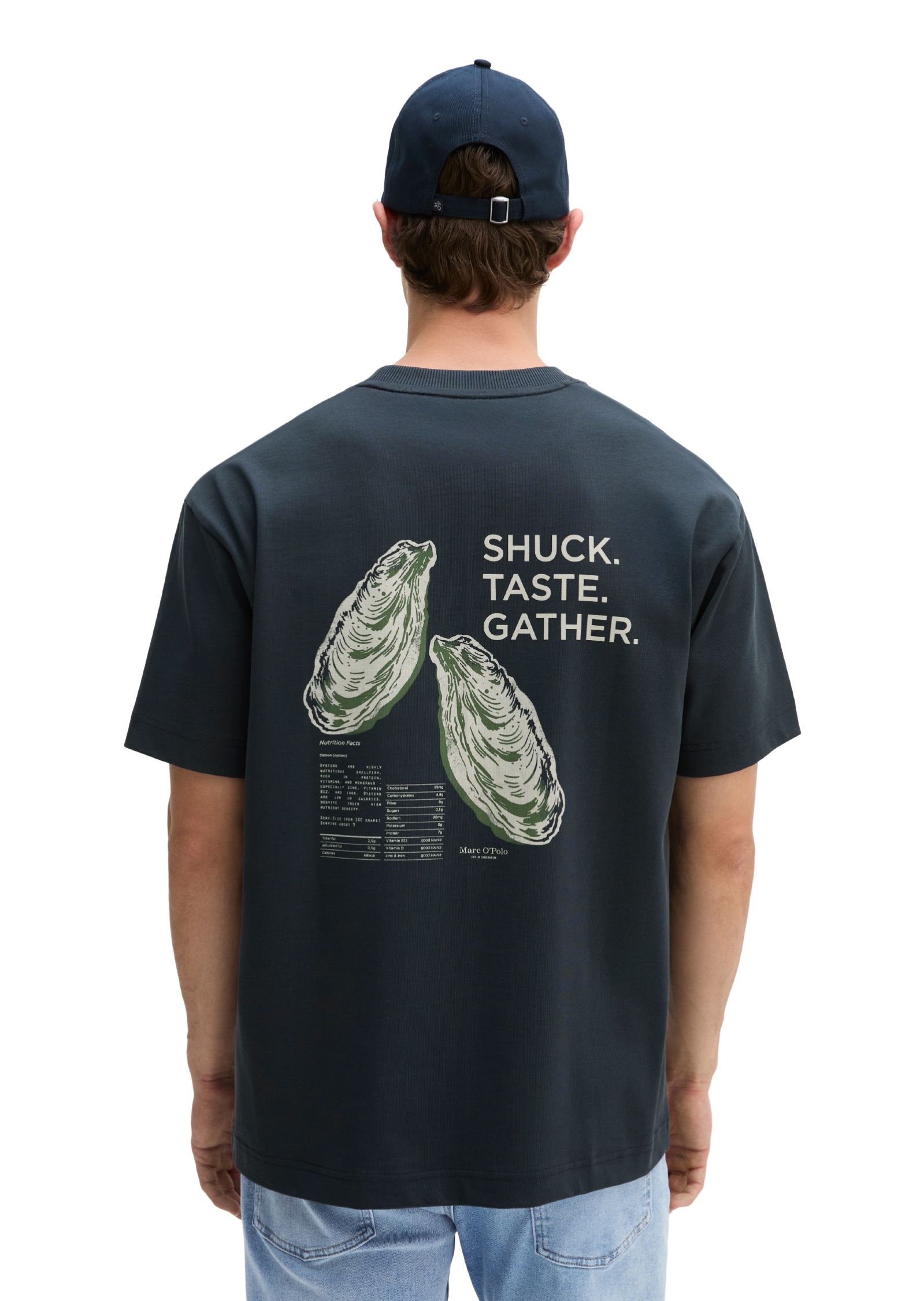 Marc OPolo T-Shirt loose mit maritinem Rückenprint