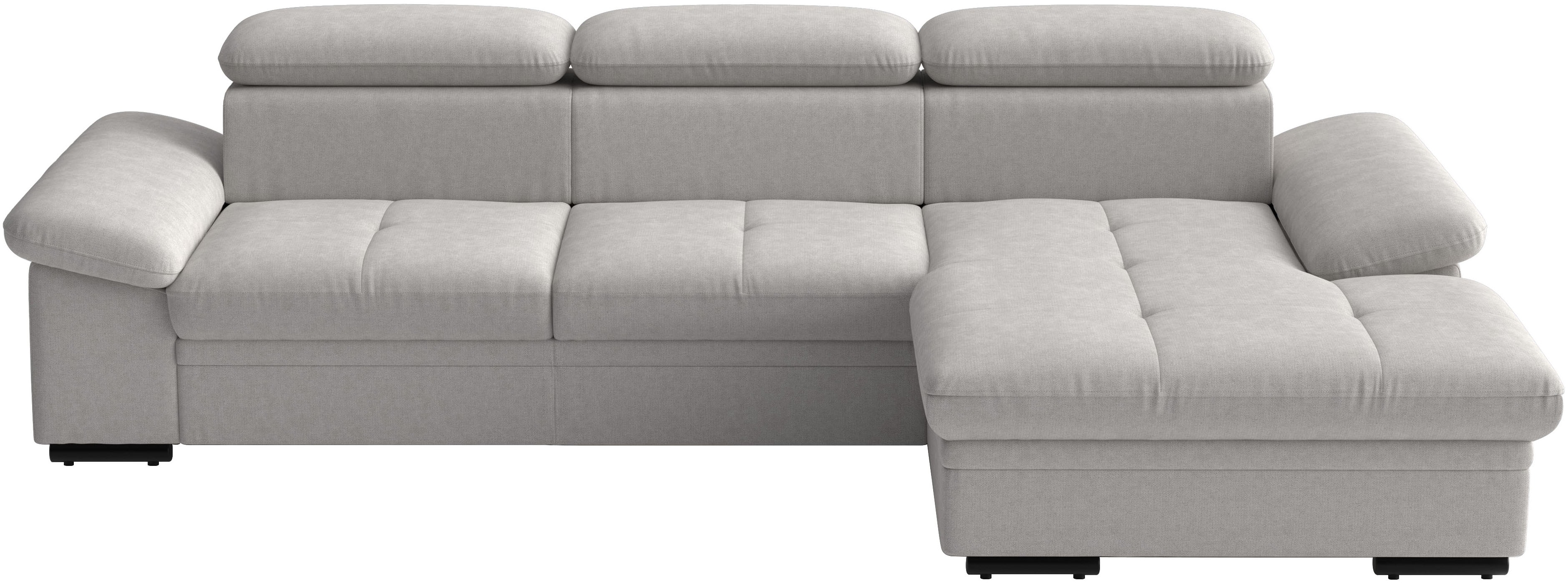 sit&more Ecksofa "Viola L-Form, B: 260 cm, Arm- & Kopfteilverstellung" optional Schlaffunktion,inkl Armteil- & Kopfteilverstellung