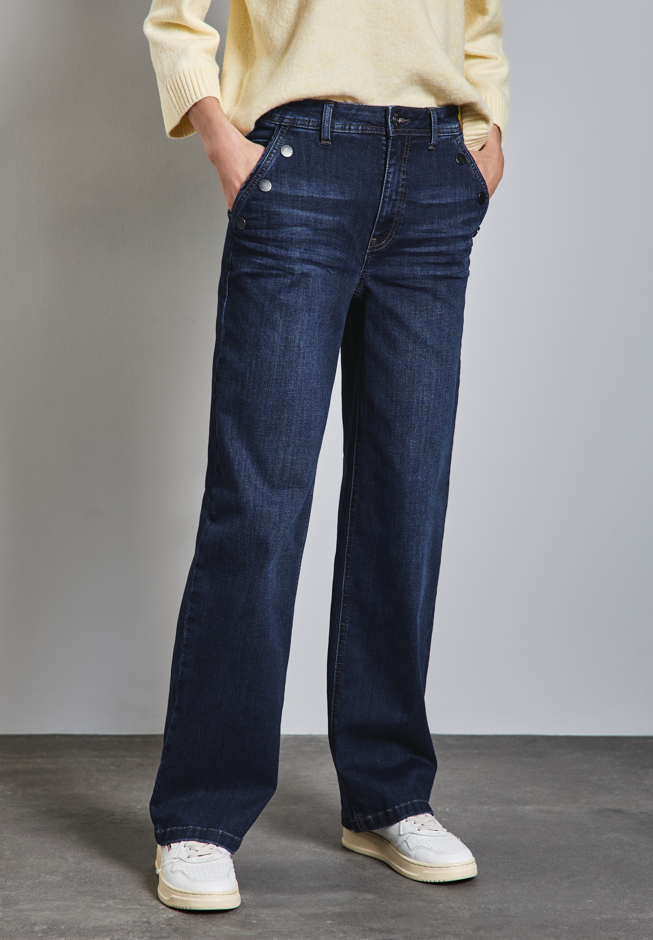 STREET ONE Comfort-fit-Jeans, High Waist günstig online kaufen