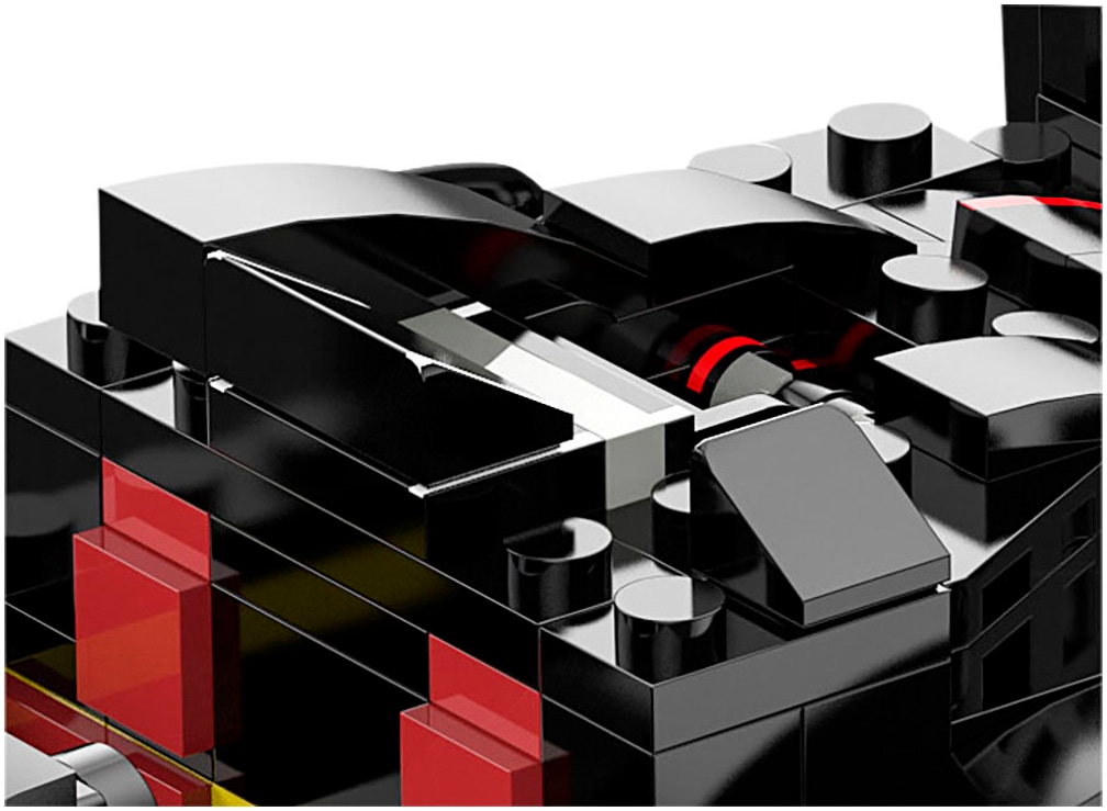 Jamara Konstruktions-Spielset »Pagani Zonda R 1:28 schwarz Bricks«, (387 St.), im Maßstab 1:28, offiziell lizensiert