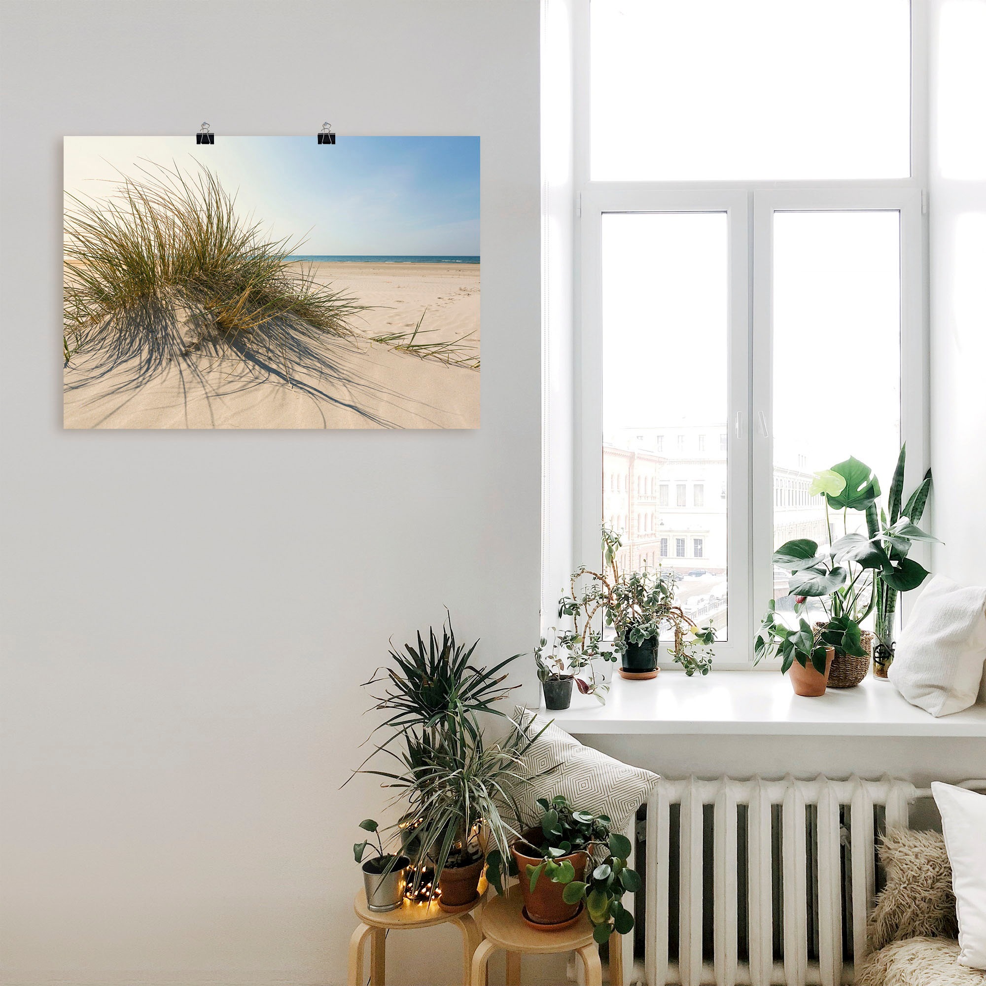 Artland Wandbild "Strandgras", Küste, (1 St.), als Alubild, Outdoorbild, Le günstig online kaufen