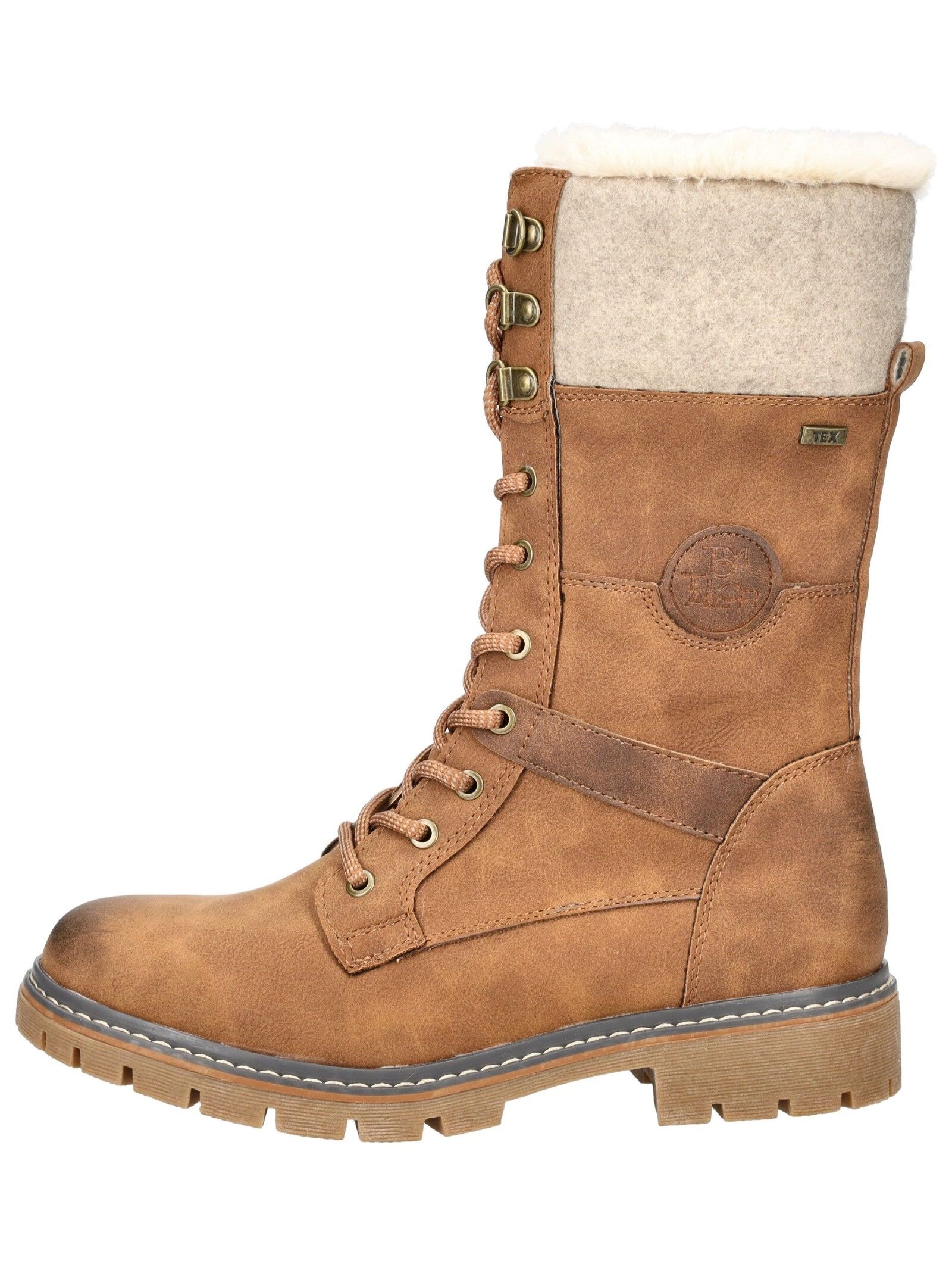 TOM TAILOR Schnürstiefel »Tom Tailor Stiefel Lederimitat/Textil«