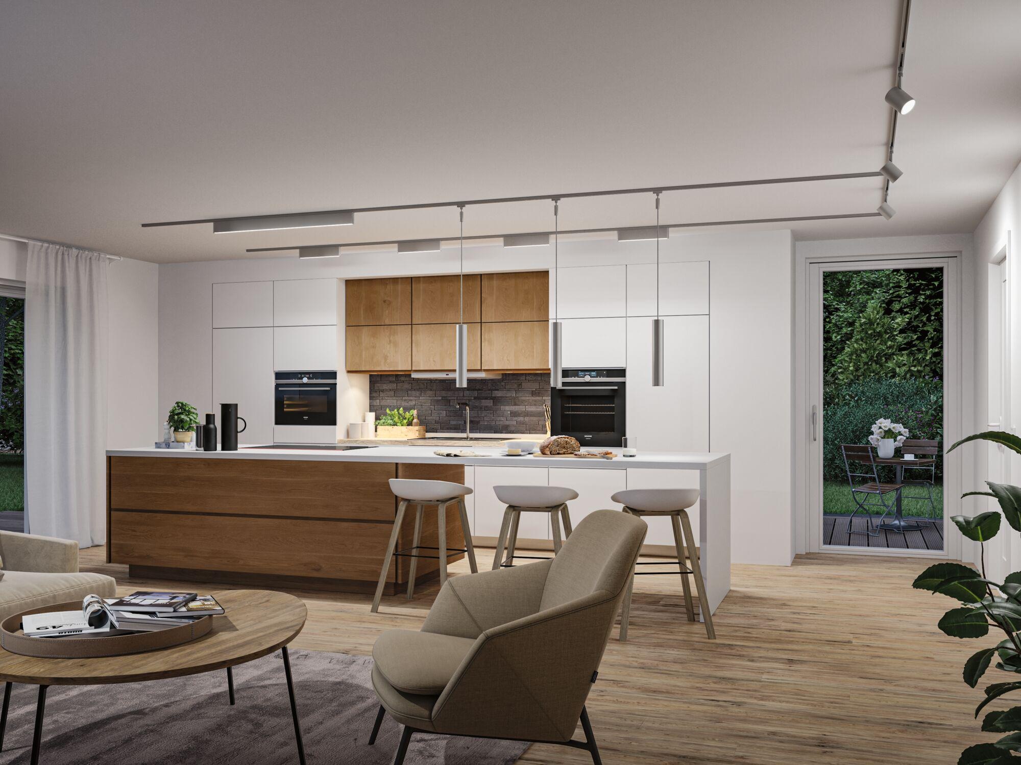 Paulmann Schienensystem-Leuchten »Ceris 850lm 9,5W 4000K dimmbar 230V« LED-Modul 1 Stk. Neutralweiß 3-Step-Dim