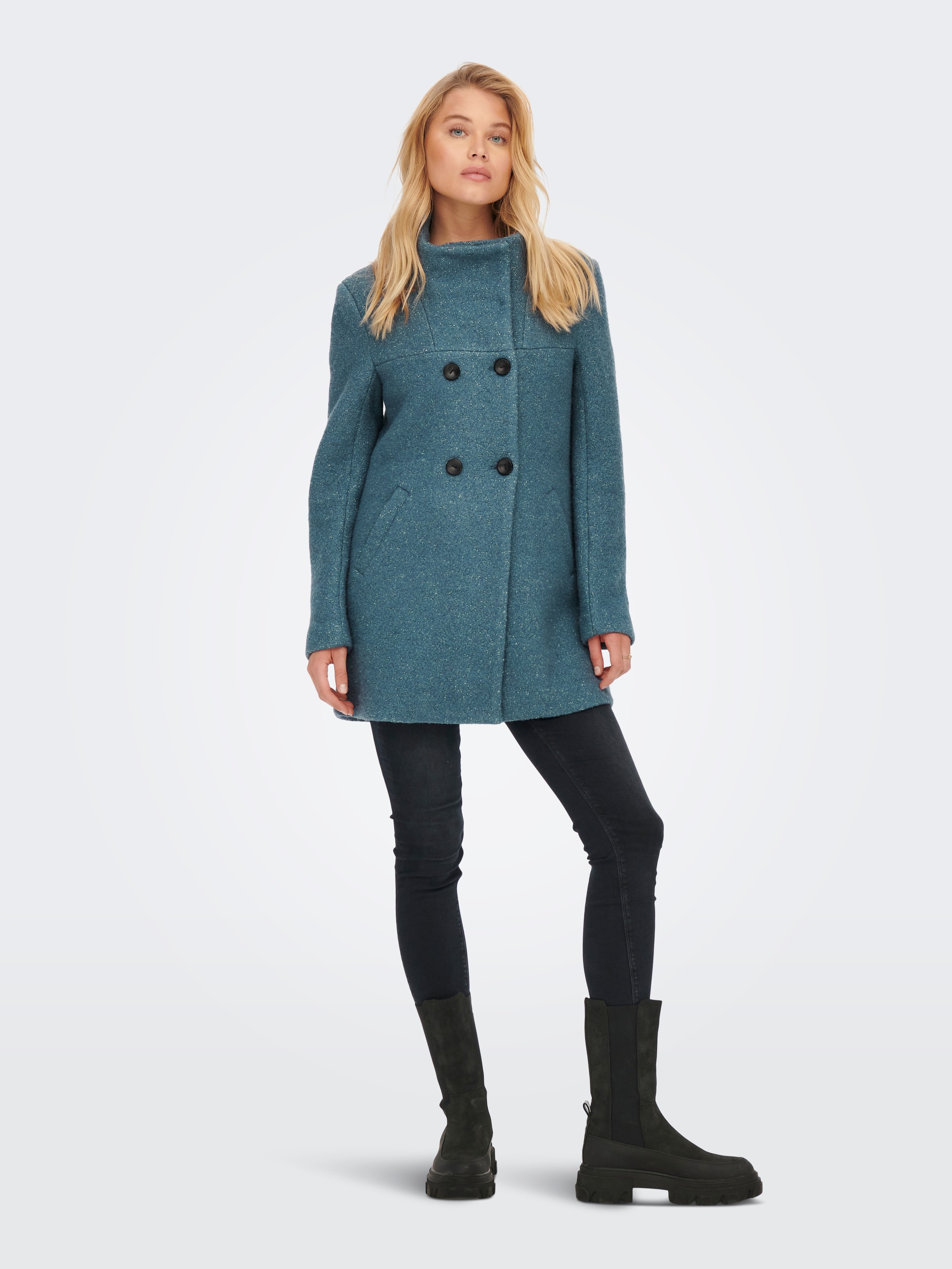 Thumbnail - ONLY Langjacke "ONLNEWSOPHIA WOOL COAT OTW CC" mit Wolle
