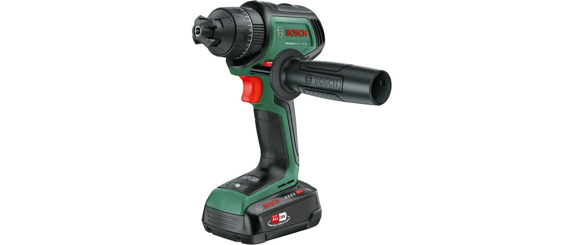 BOSCH Akku-Schlagbohrmaschine »AdvancedImpact 18 V-80 2 x Akku«