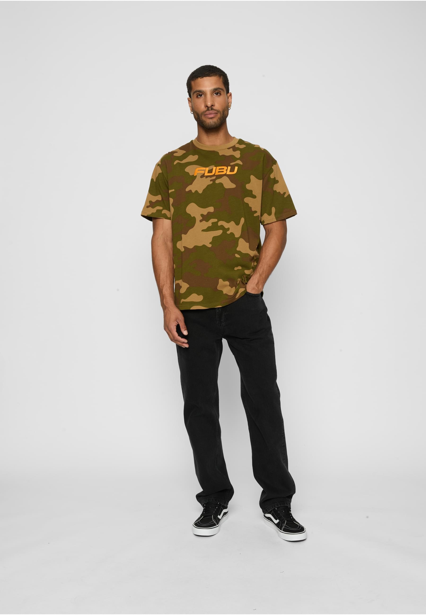 Fubu T-Shirt »Fubu Herren FM221-001-01 FUBU Corporate Camo Tee«, (1 tlg.)