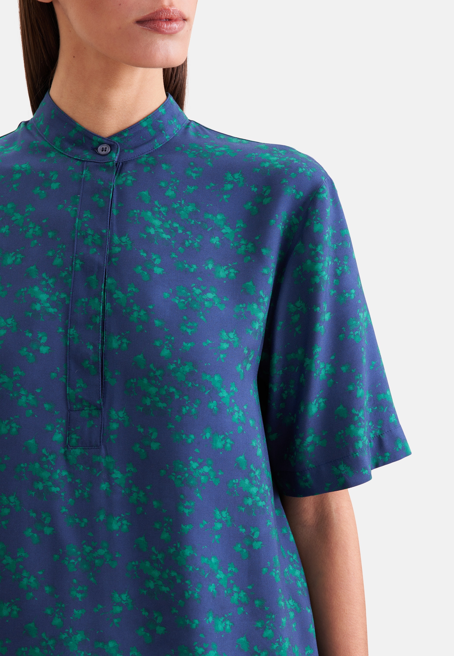 seidensticker Klassische Bluse Tunika Druck