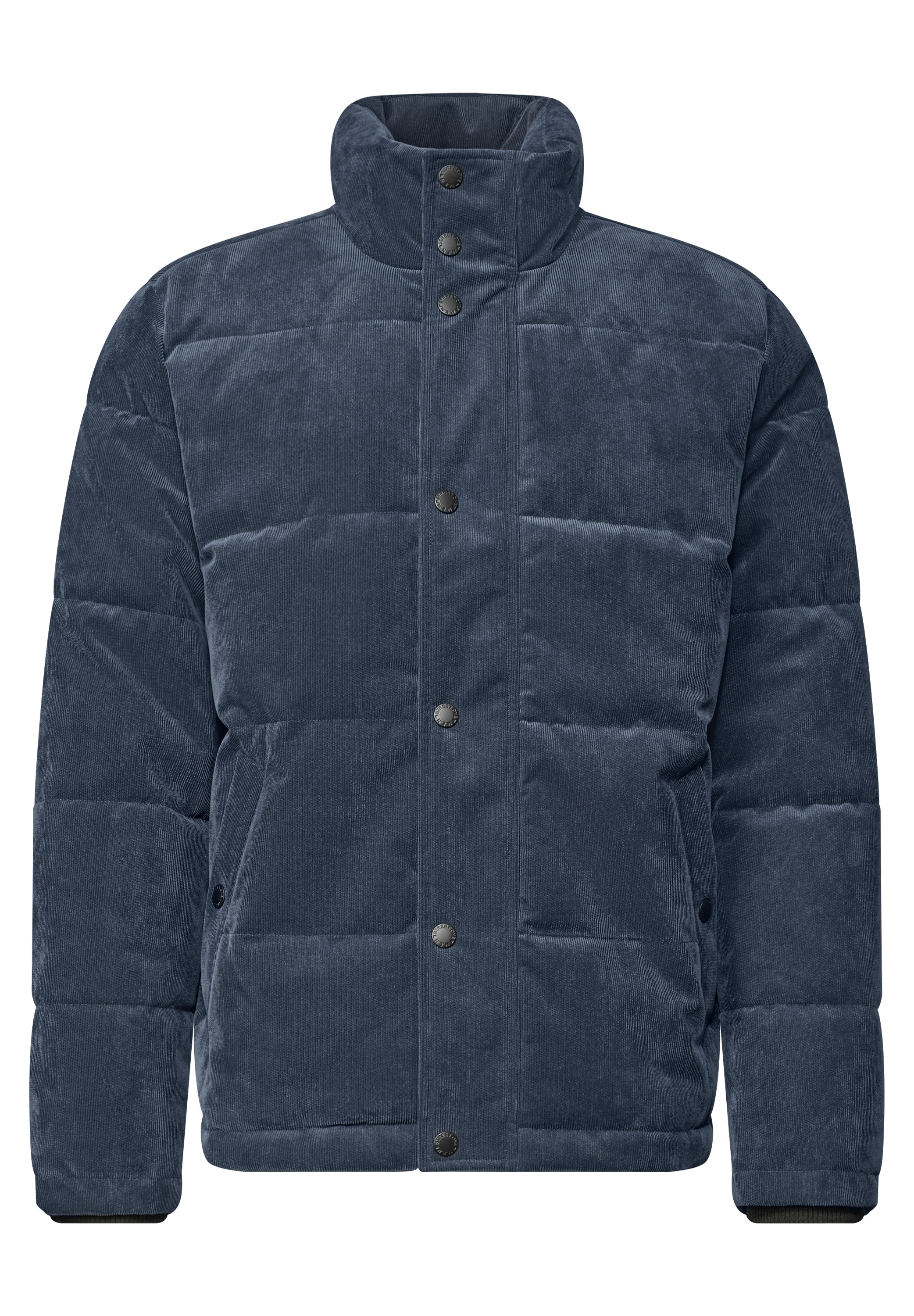 STREET ONE MEN Winterjacke ohne Kapuze mit durchgehender Knopfleiste vorn