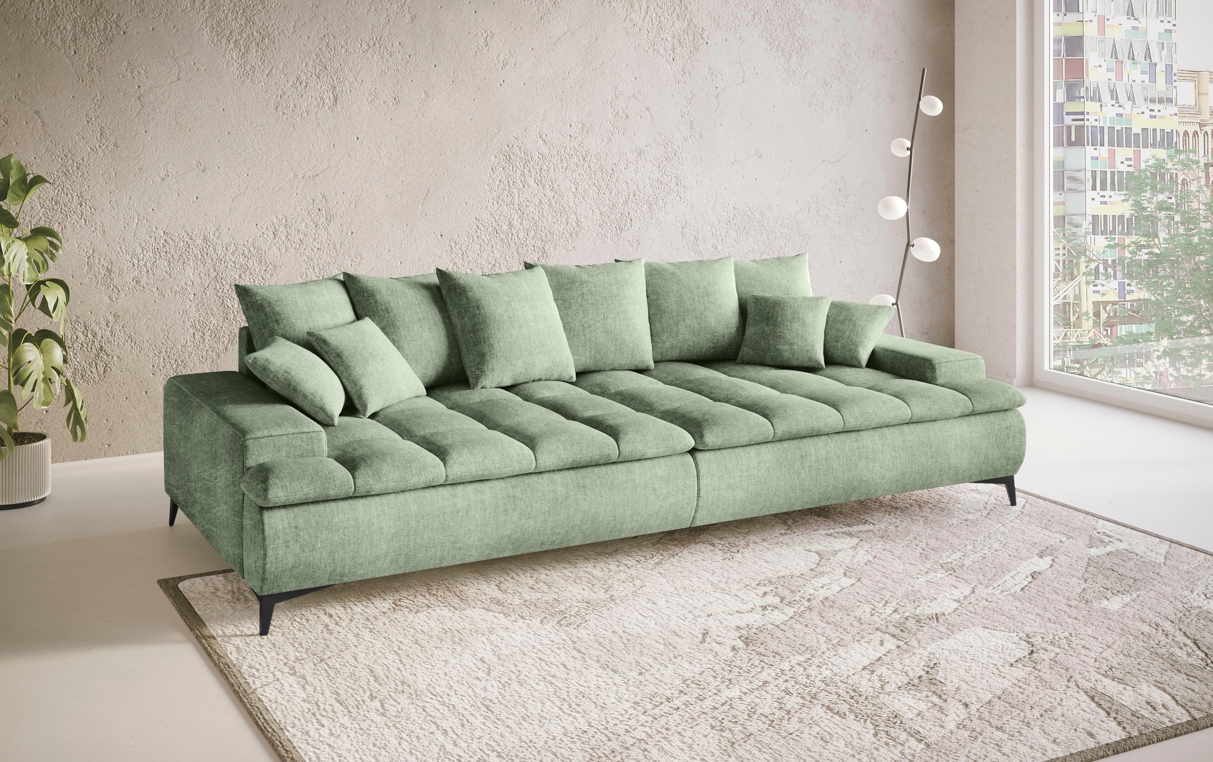 Mr. Couch Big-Sofa »Haiti III«, Mit Kaltschaum, bis 140 kg belastbar