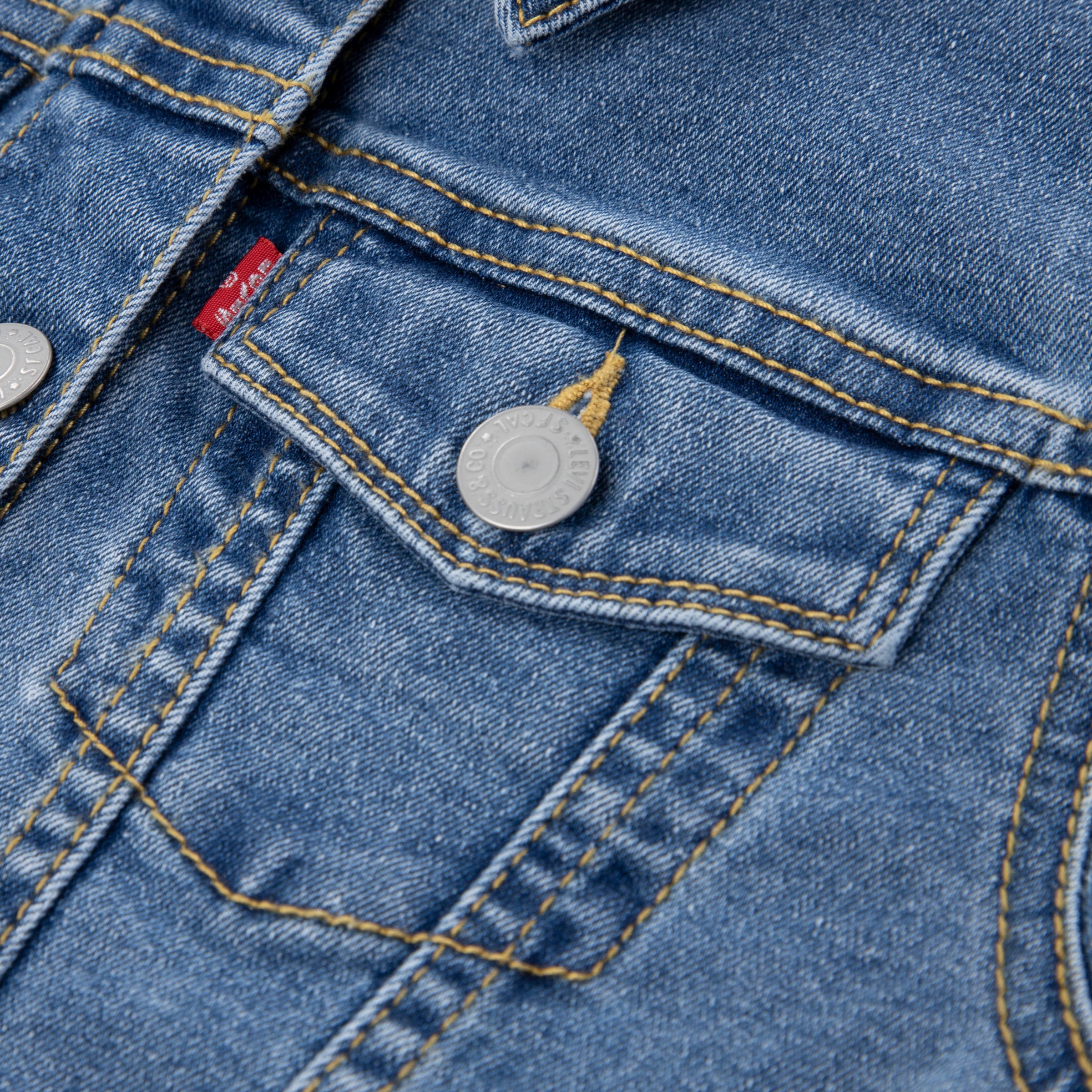 Thumbnail - Levis Kids Jeansjacke "STRETCH TRUCKER JACKET" ohne Kapuze for GIRLS