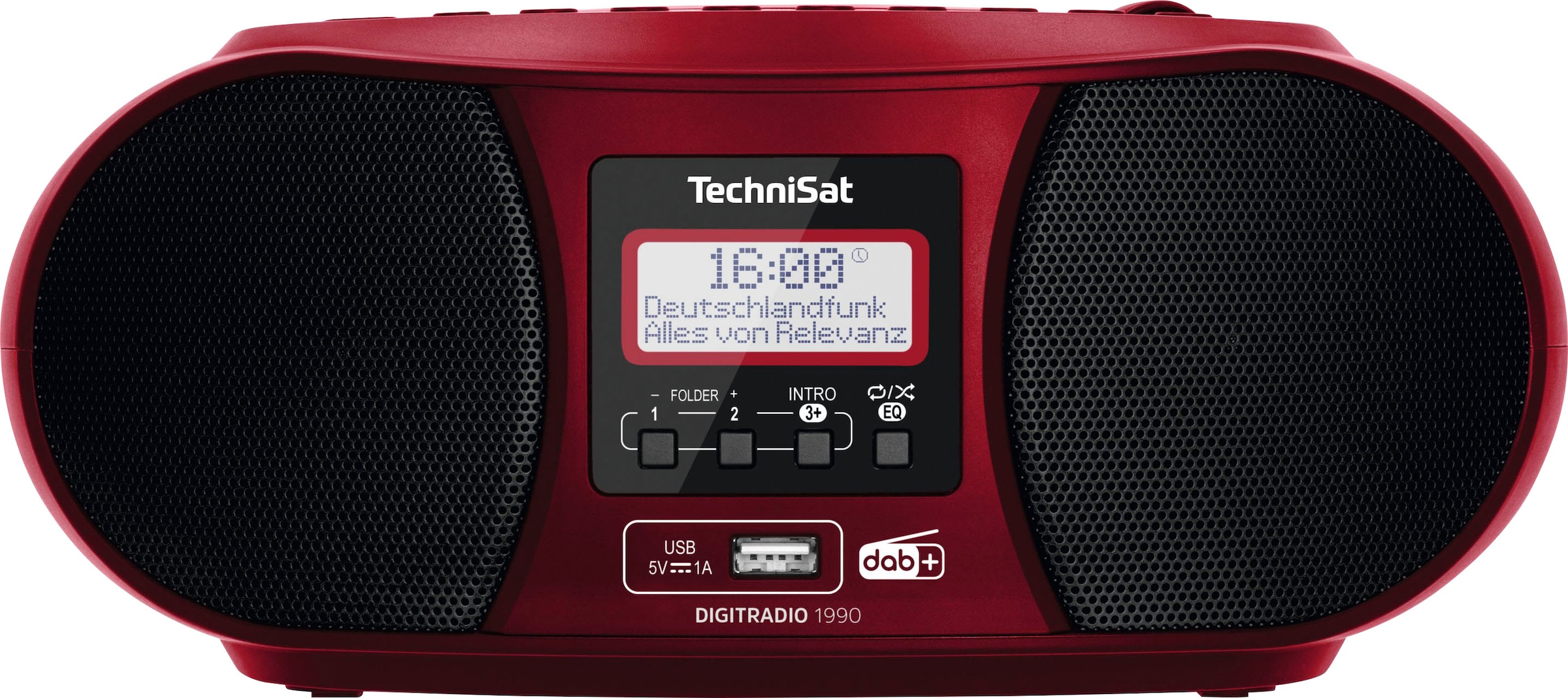 W), Digitalradio DAB+)-UKW Digitalradio (Bluetooth CD-Player »DIGITRADIO | TechniSat (DAB+) mit BAUR 3 ( 1990«, RDS