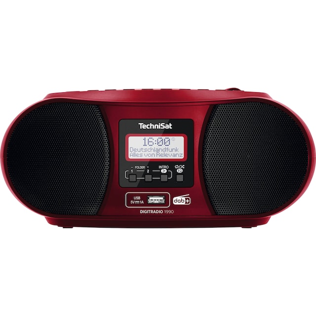 TechniSat Digitalradio (DAB+) »DIGITRADIO 1990«, (Bluetooth Digitalradio ( DAB+)-UKW mit RDS 3 W), CD-Player | BAUR