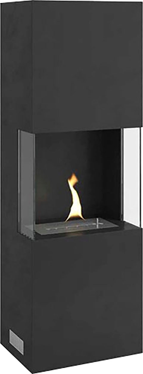 TENDERFLAME Dekokamin "Ambientekamin »INDIE 180«", B/H/T: 50cm x 170cm, schwarz, Dekokamine, mit Brenner und flachem Docht