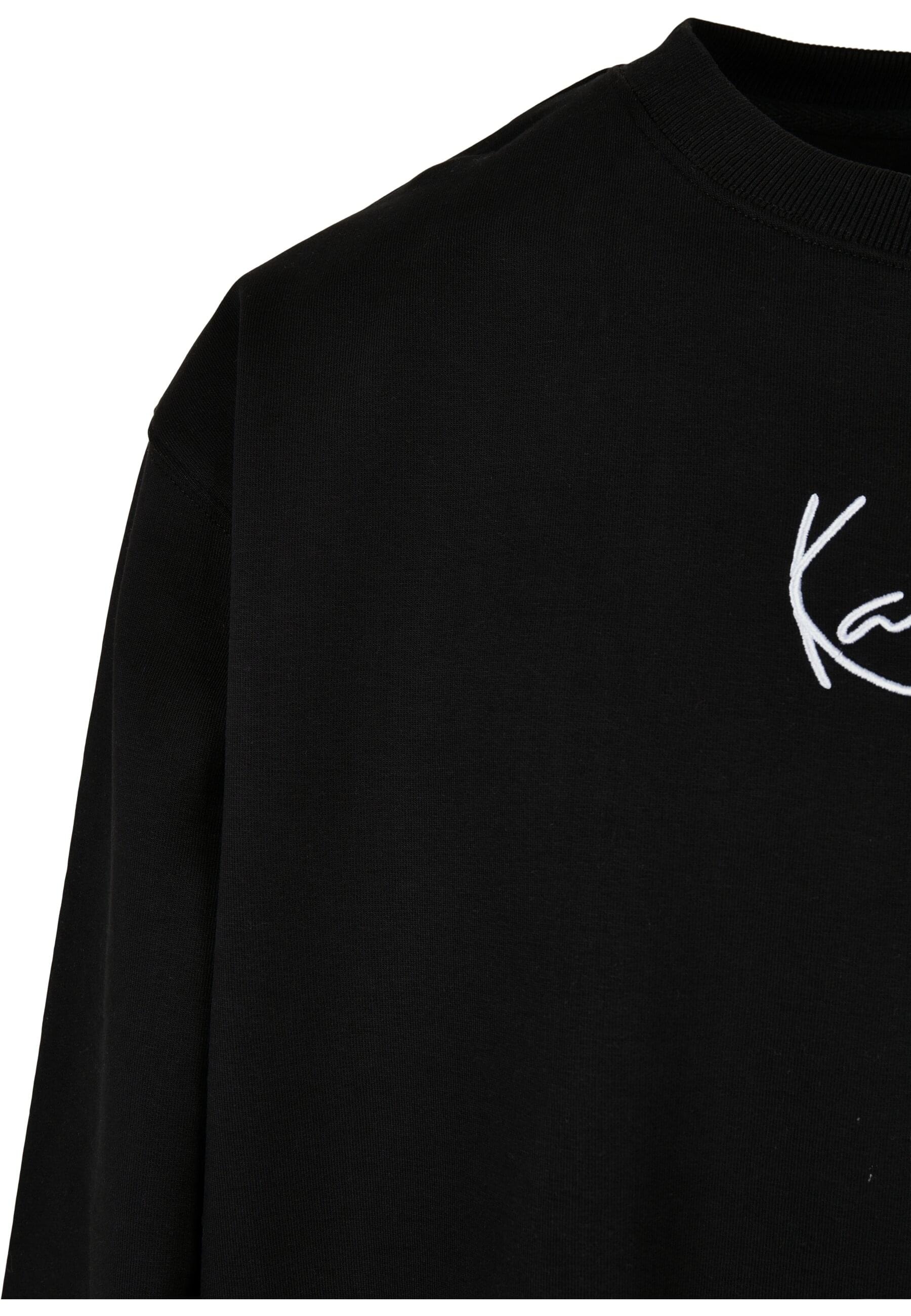 Karl Kani Rundhalspullover »Karl Kani Herren KKMQ12003BLK Small Signature Crew«, (1 tlg.)