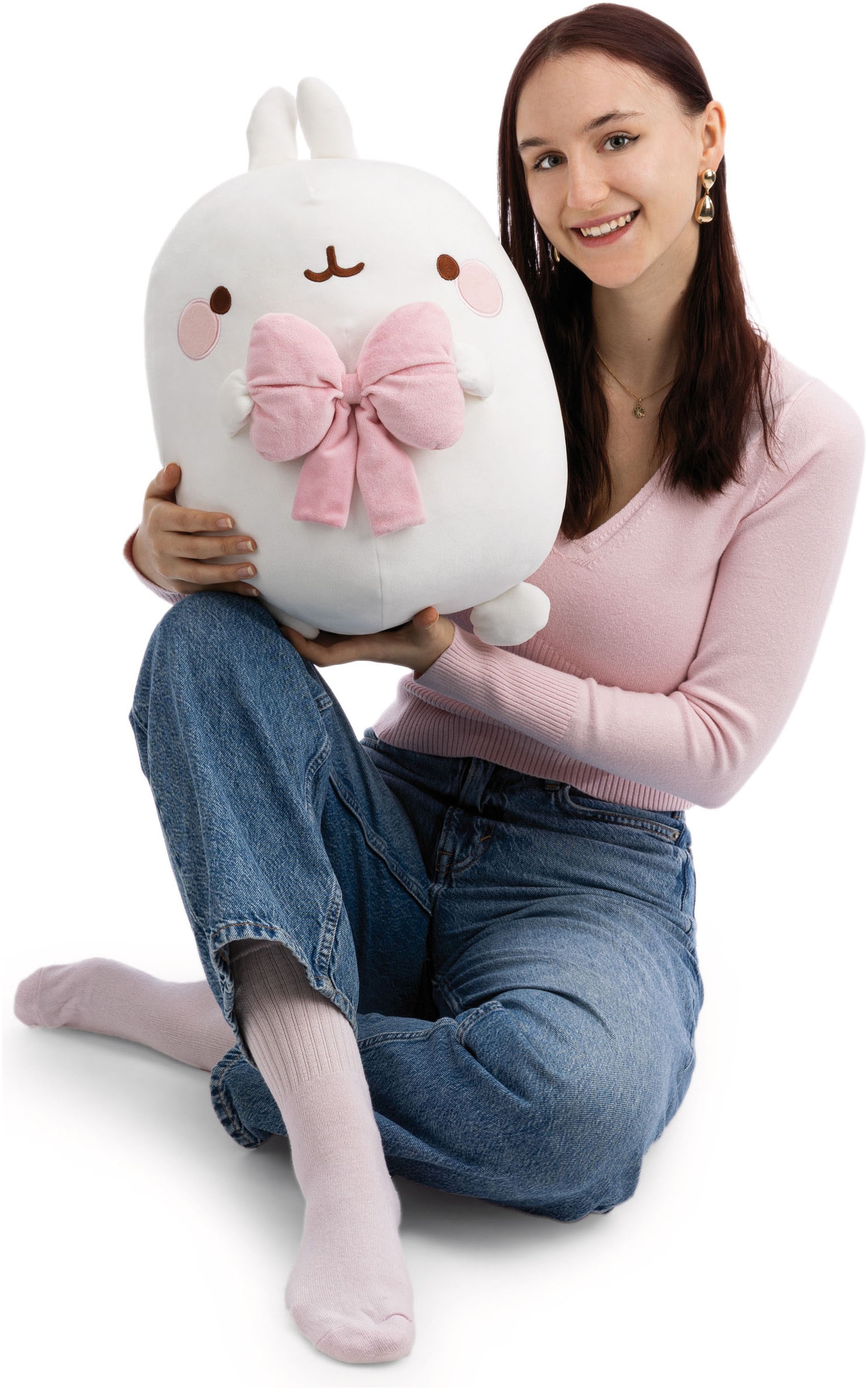 Nici Kuscheltier »MOLANG mit Schleife, 48cm« mit Schleife