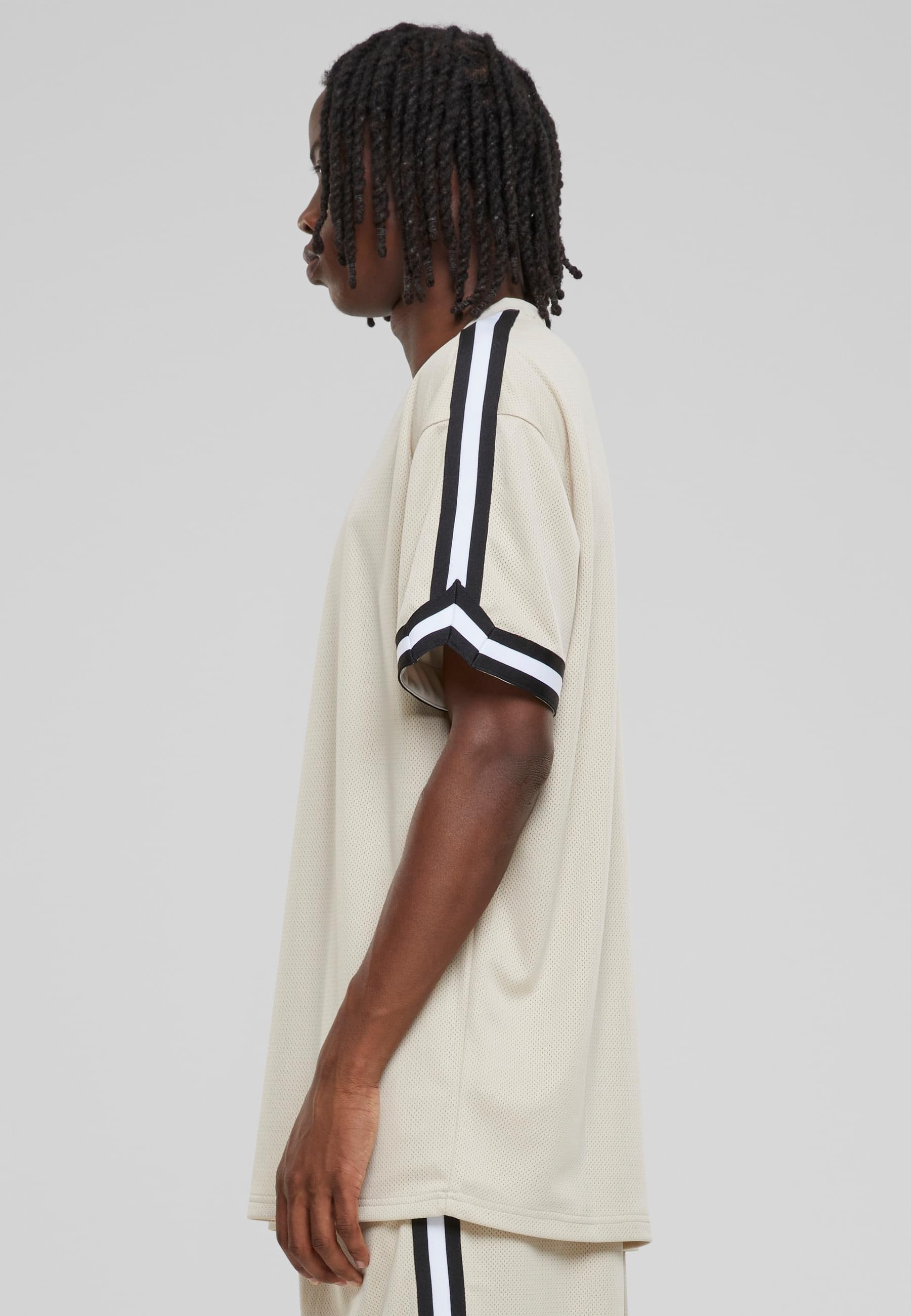 URBAN CLASSICS T-Shirt »Urban Classics Herren Oversized Stripes Mesh Tee«, (1 tlg.)