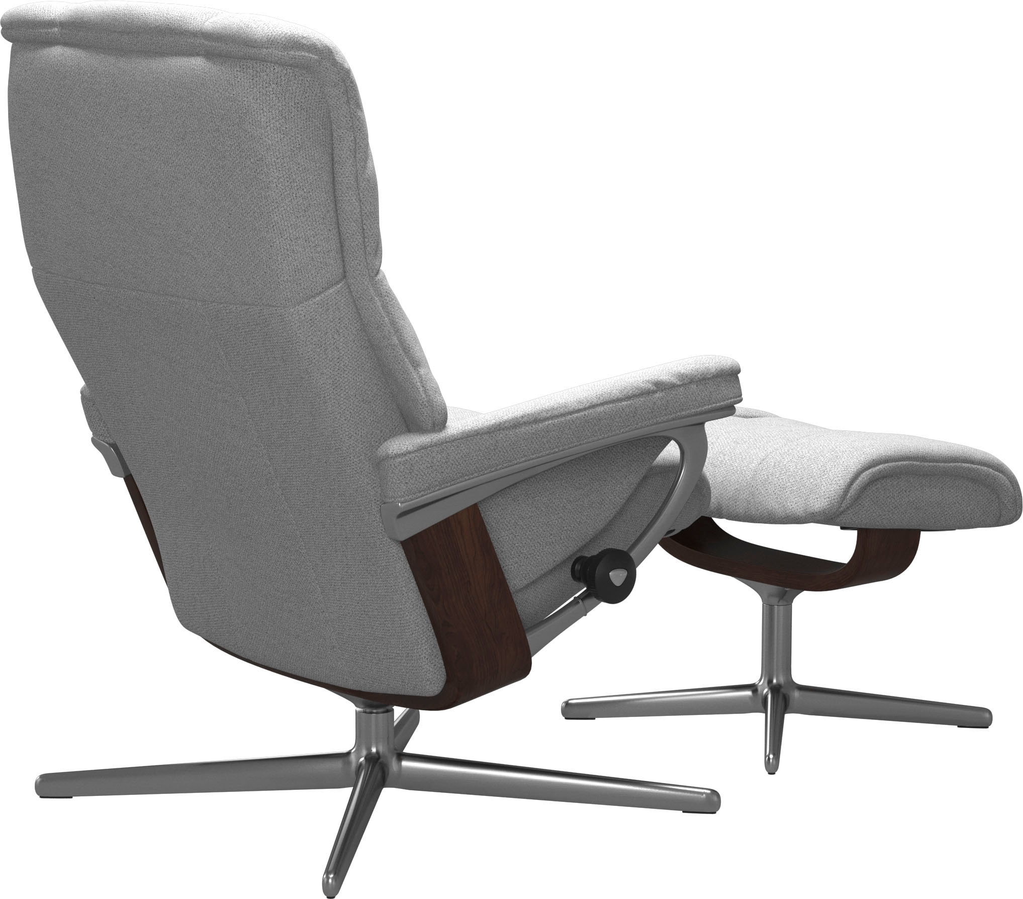 Stressless® Relaxsessel »Mayfair«, mit Cross Base, Größe S, M & L, Holzakzent Braun