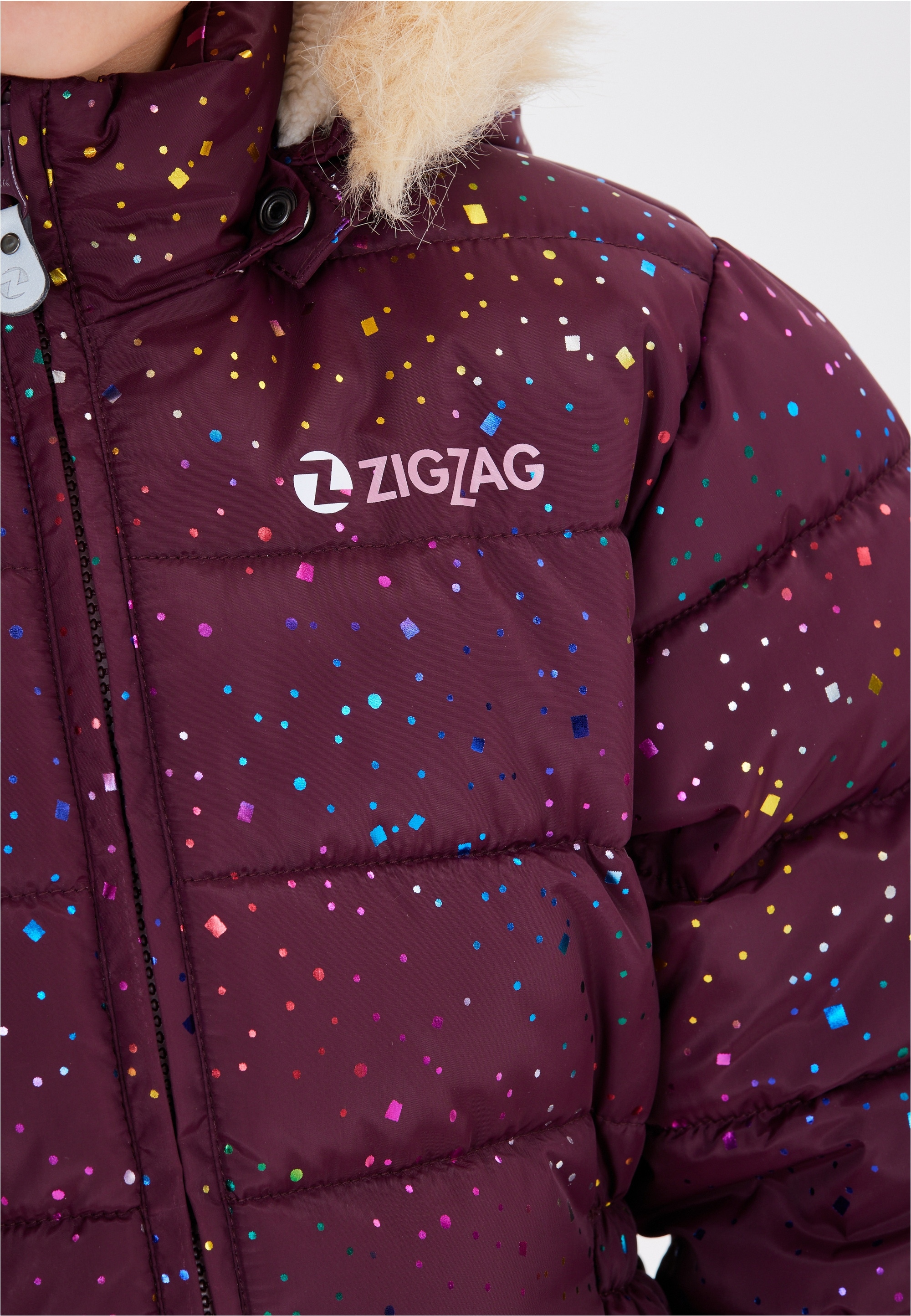 ZIGZAG Steppjacke »Astrid«, mit abnehmbarer Kapuze