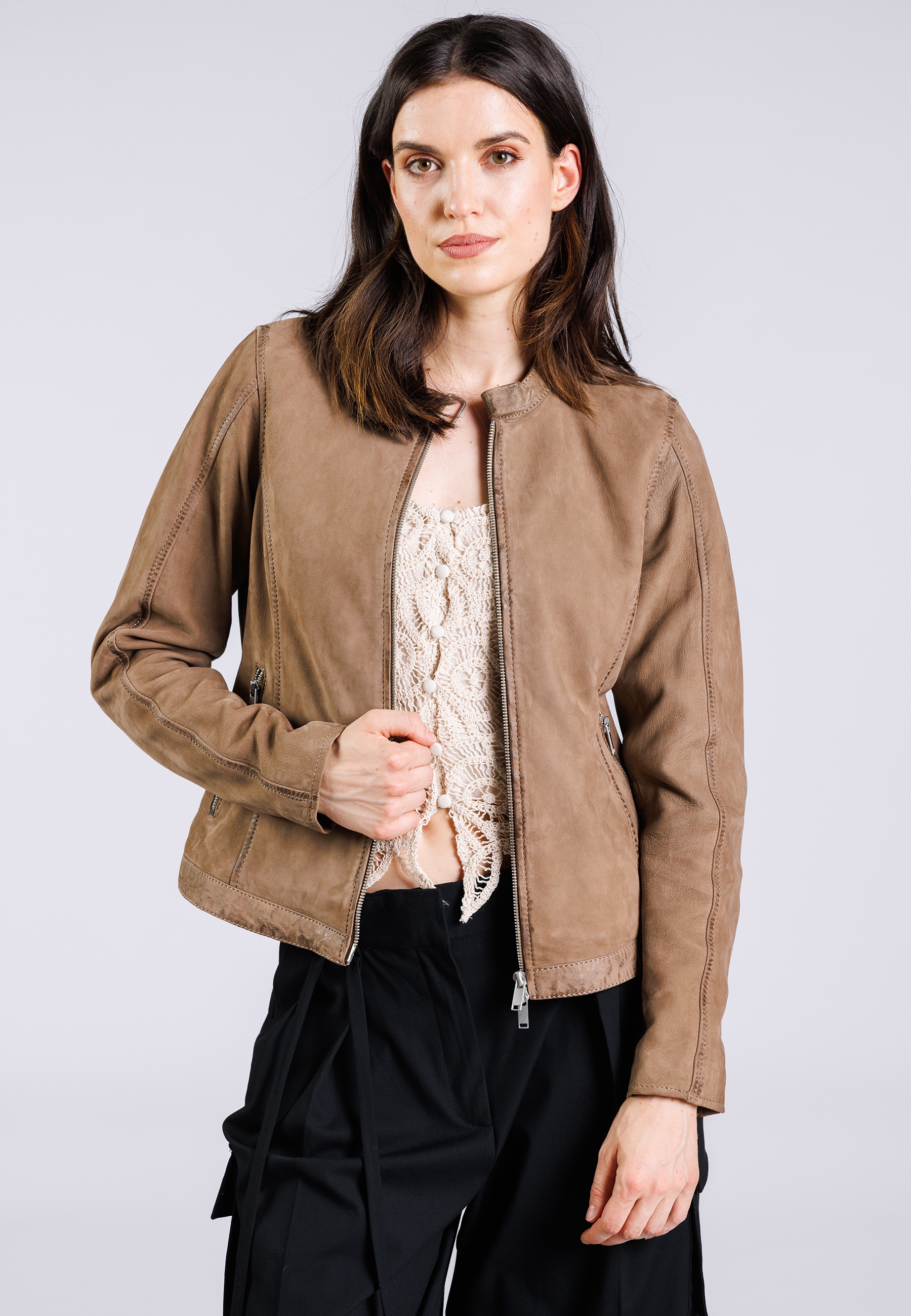 Freaky Nation Lederjacke "Annelie-FN" günstig online kaufen