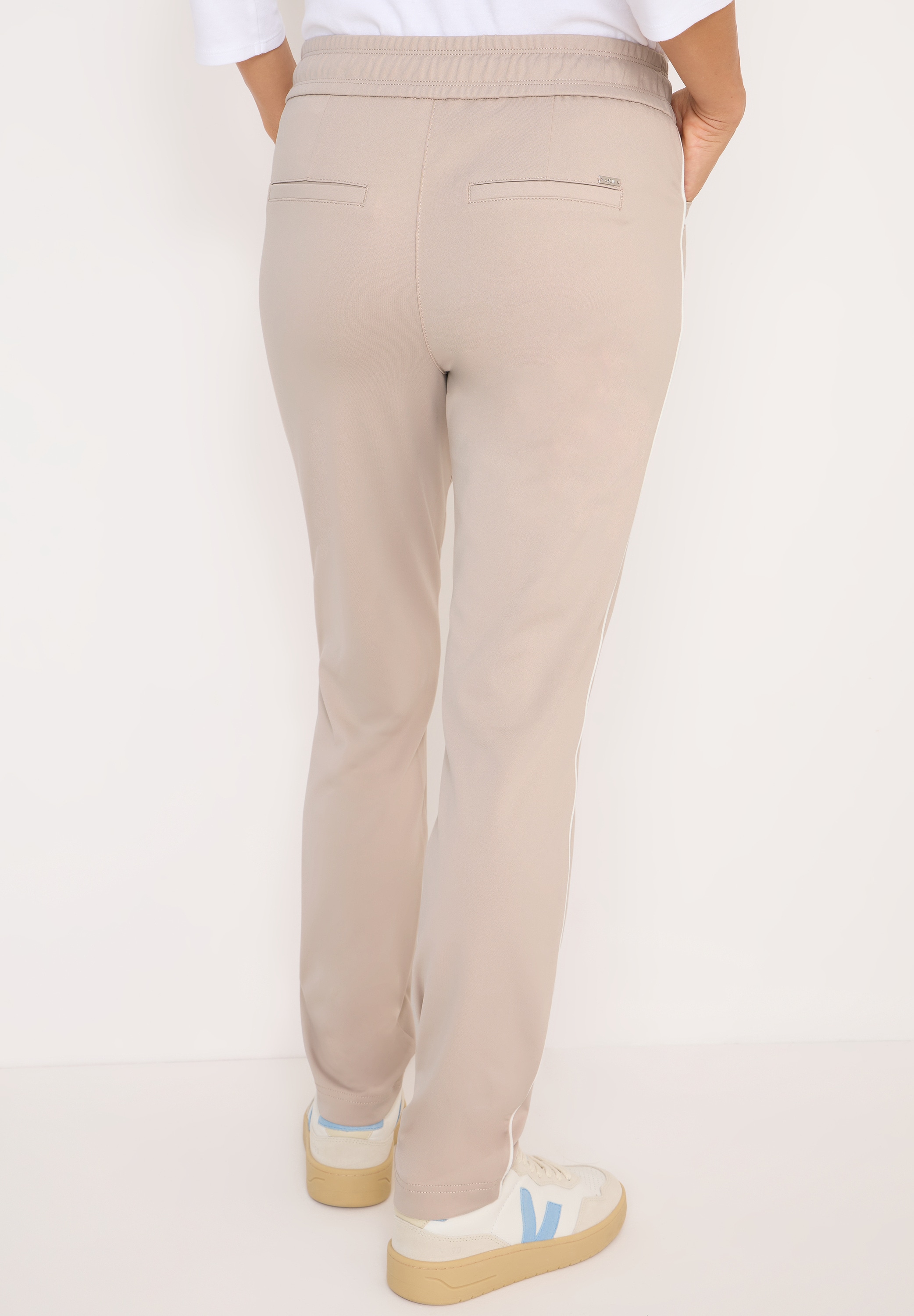 Cecil Stoffhose »Style Tracey«, mit Gallonstreifen und elastischem Bund mit Tunnelzug