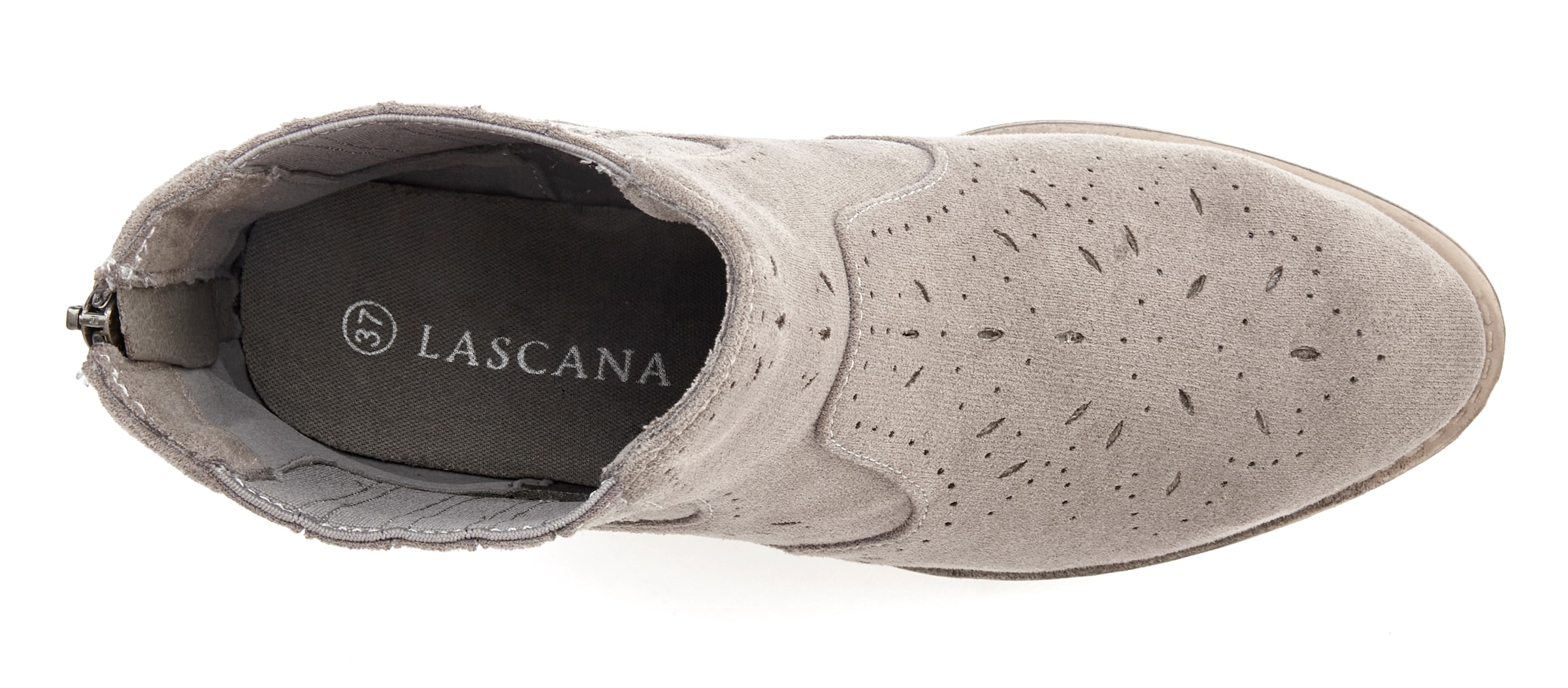 LASCANA Stiefelette »Stiefel, Boots, Westernstiefelette, Cowboy Boots,«, mit Cut-Outs VEGAN