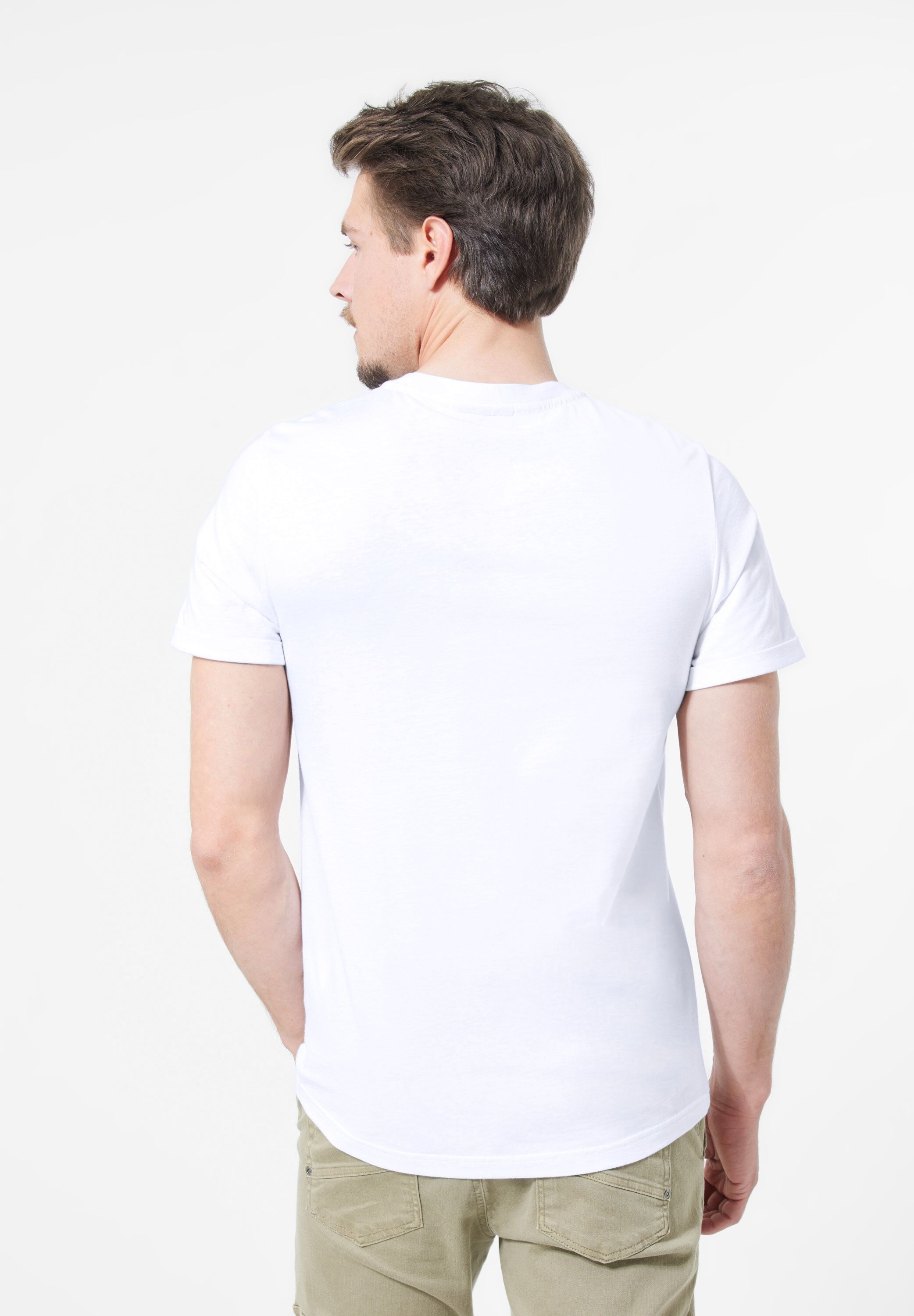 STREET ONE MEN T-Shirt mit Frontprint günstig online kaufen