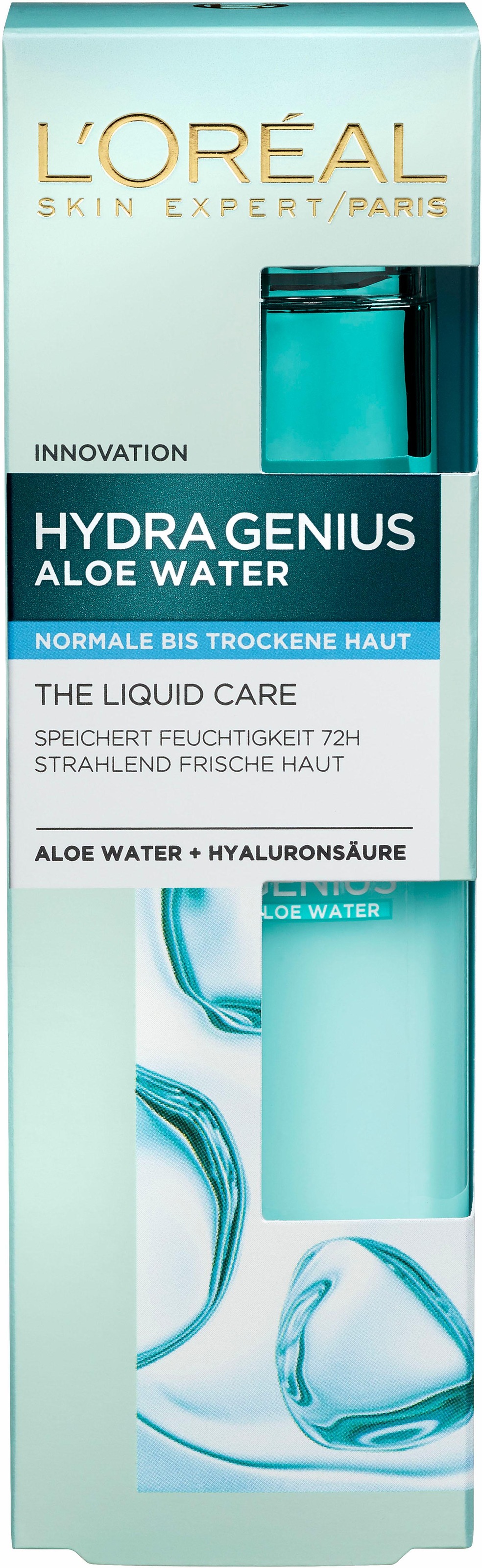 L'ORÉAL PARIS Gesichtsfluid »Hydra Genius Aloe Aqua«, mit hoher Wirksamkeit