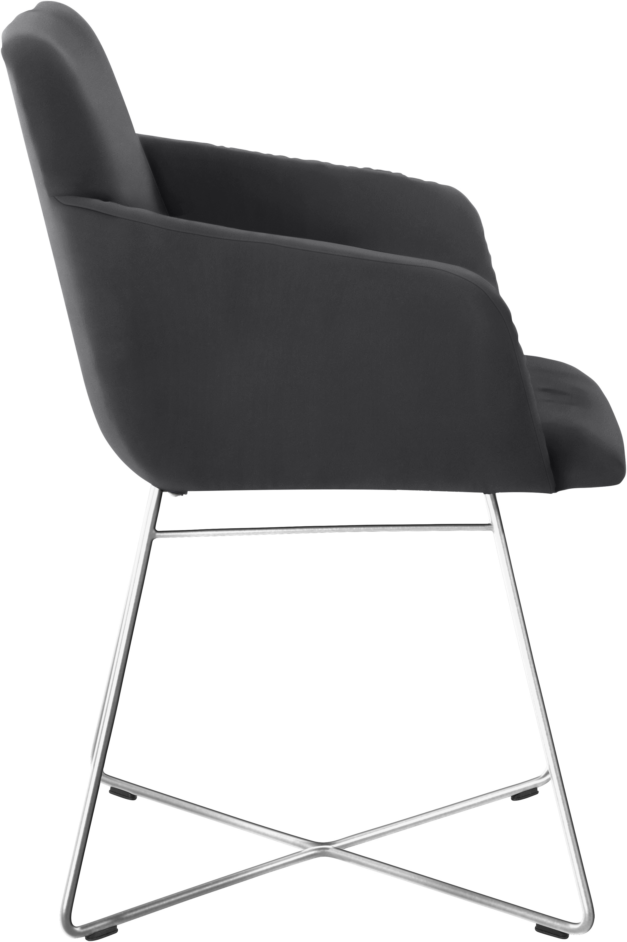 W.SCHILLIG kėdė »jakob« Longlife Xtra-Leder Z59 su Drahtrohrgestell in Chrom glänzend