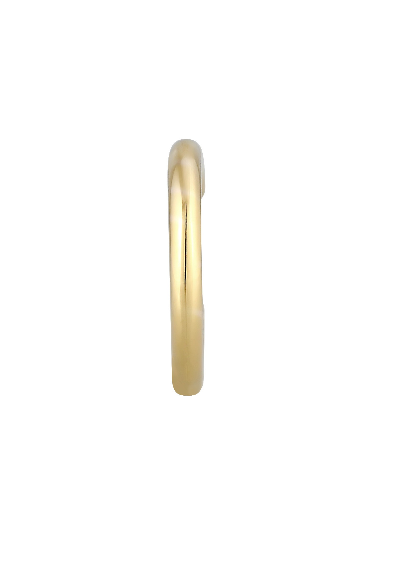 Elli Premium Single-Ohrhaken »Earcuff Ohrklemme Basic Trend 375 Gelbgold«