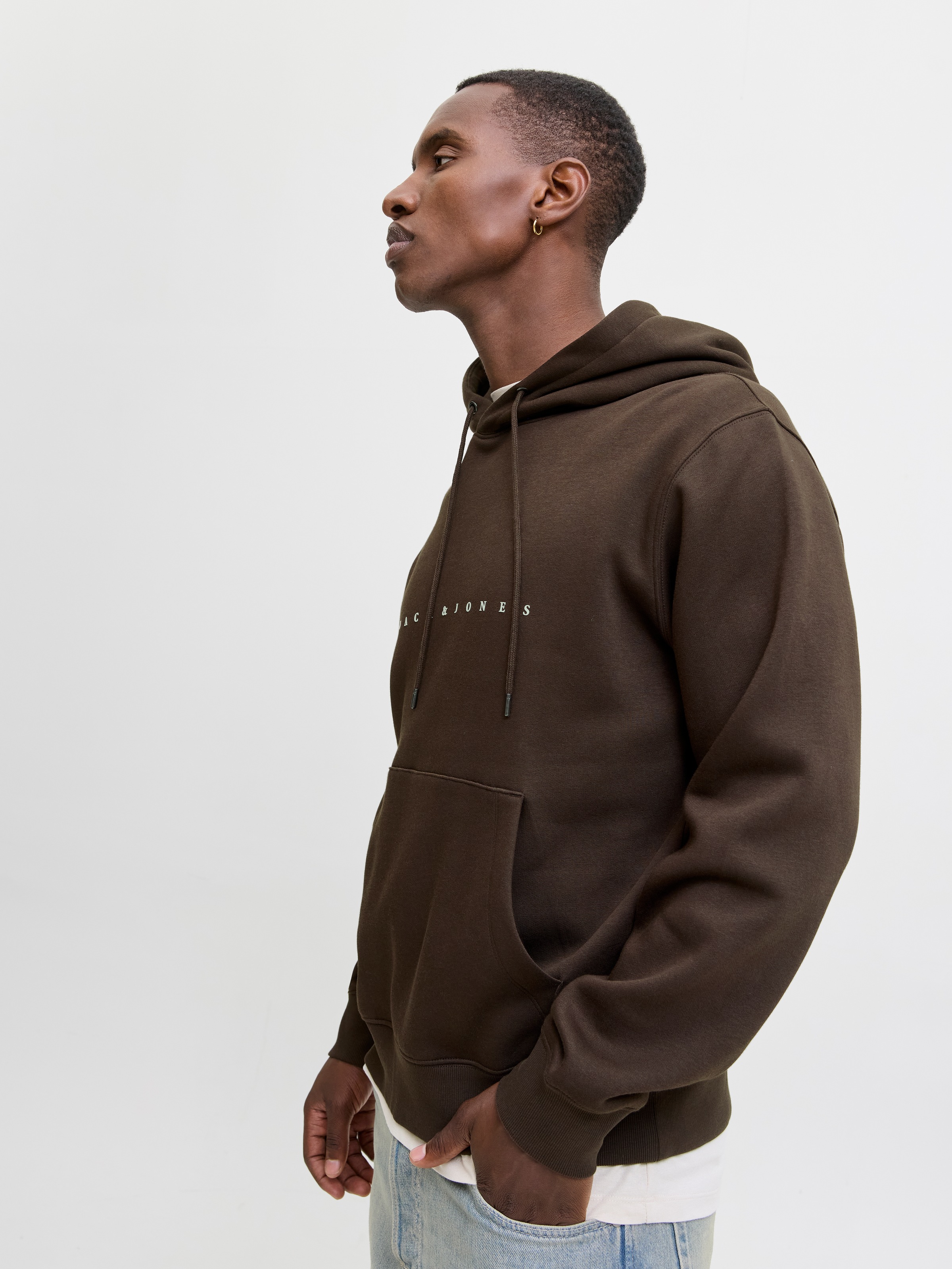 Jack & Jones Kapuzensweatshirt "JJESTAR JJ SWEAT HOOD NOOS", mit Logo Print günstig online kaufen