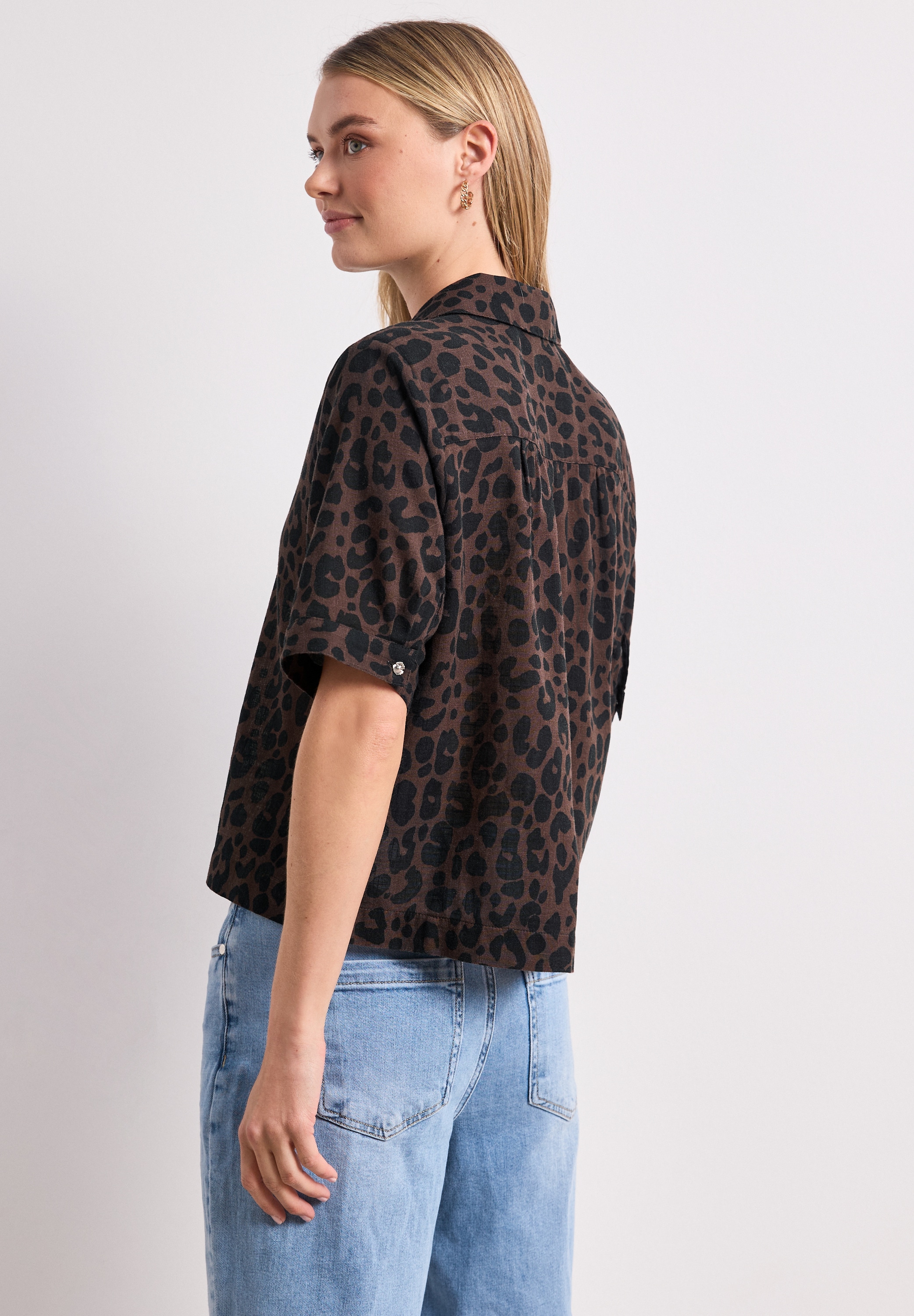 STREET ONE Hemdbluse mit durchgehender Knopfleiste vorn