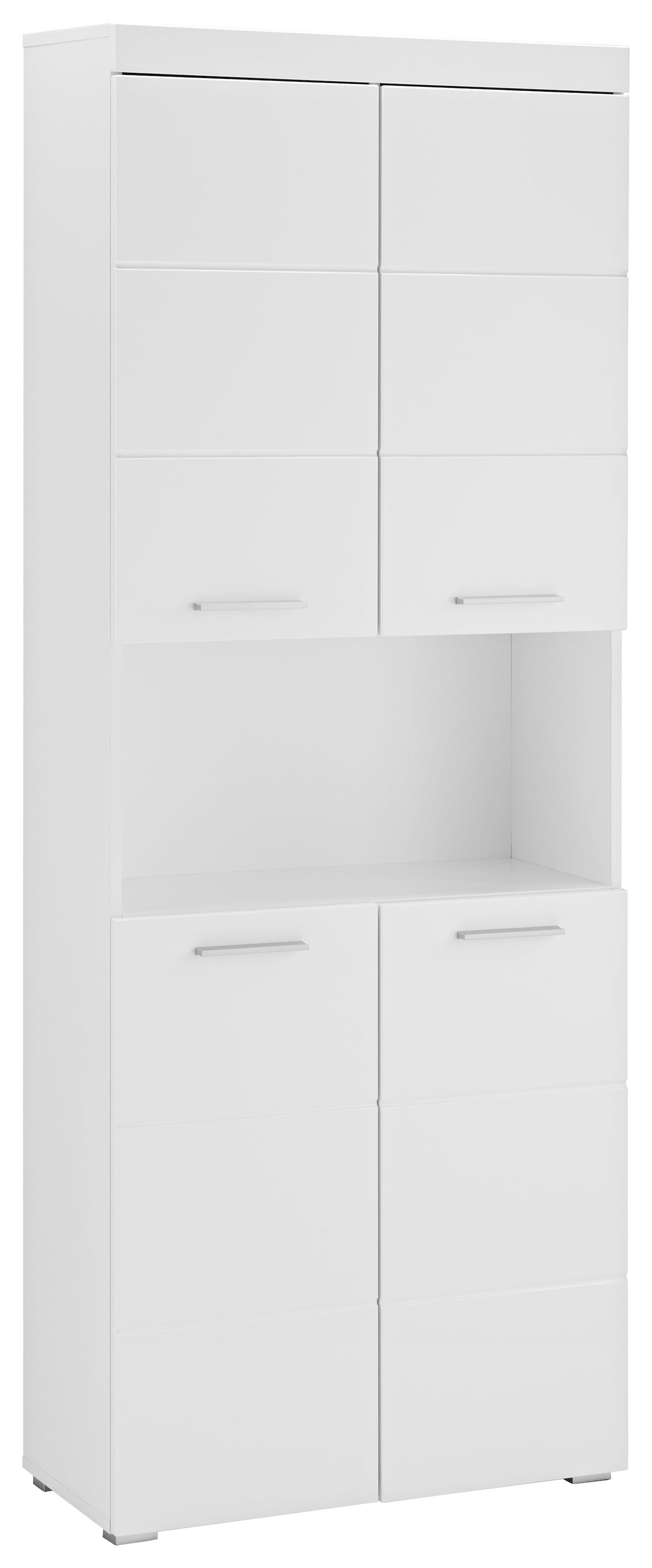 welltime Hochschrank »Avena« Badschrank 4-türig mit o. Fach und 4 Einlegeböden - B/T/H 73/31/190 cm