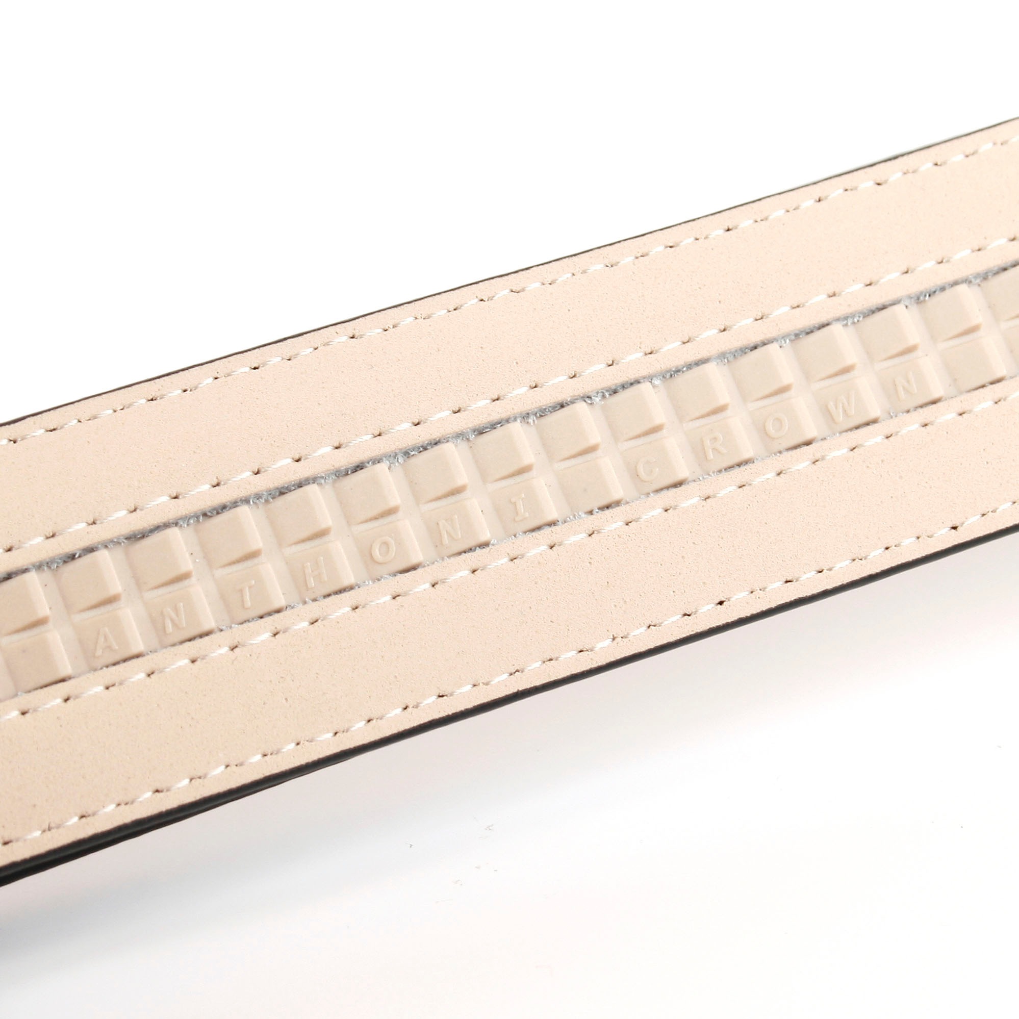 Anthoni Crown Ledergürtel, mit Metallschließe in Bicolor