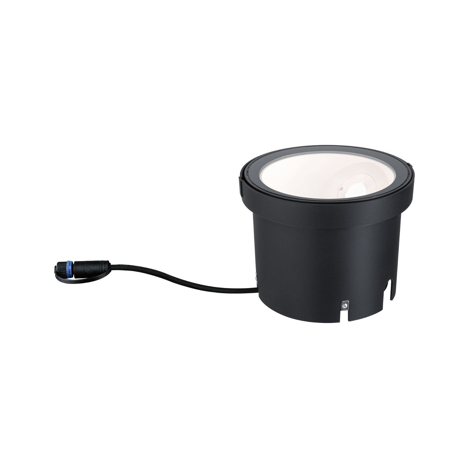 Paulmann LED Gartenstrahler "Plug & Shine Wandfluter Ocos Einzelleuchte IP67 3000K 6,1W Anthrazit", 1 flammig