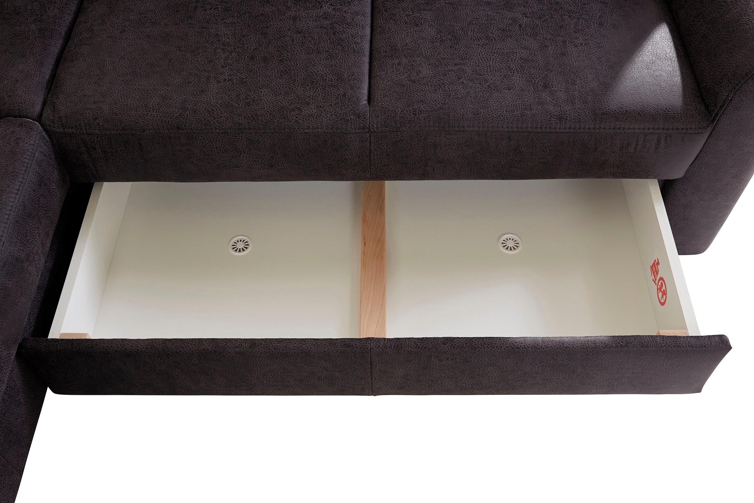 sit&more Ecksofa »Melissa L-Form«, klassisches Polsterprogramm, wahlweise Bettfunktion und Schubkasten