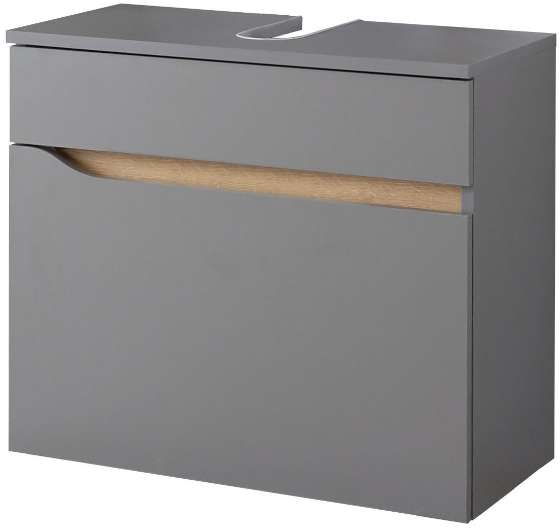 Saphir Badmöbel-Set »Quickset 2-teilig, Waschbeckenunterschrank mit LED-Spiegel«, (2 St.), Waschplatz 70 cm breit, ohne Waschbecken, 1 Schublade, Bad-Set