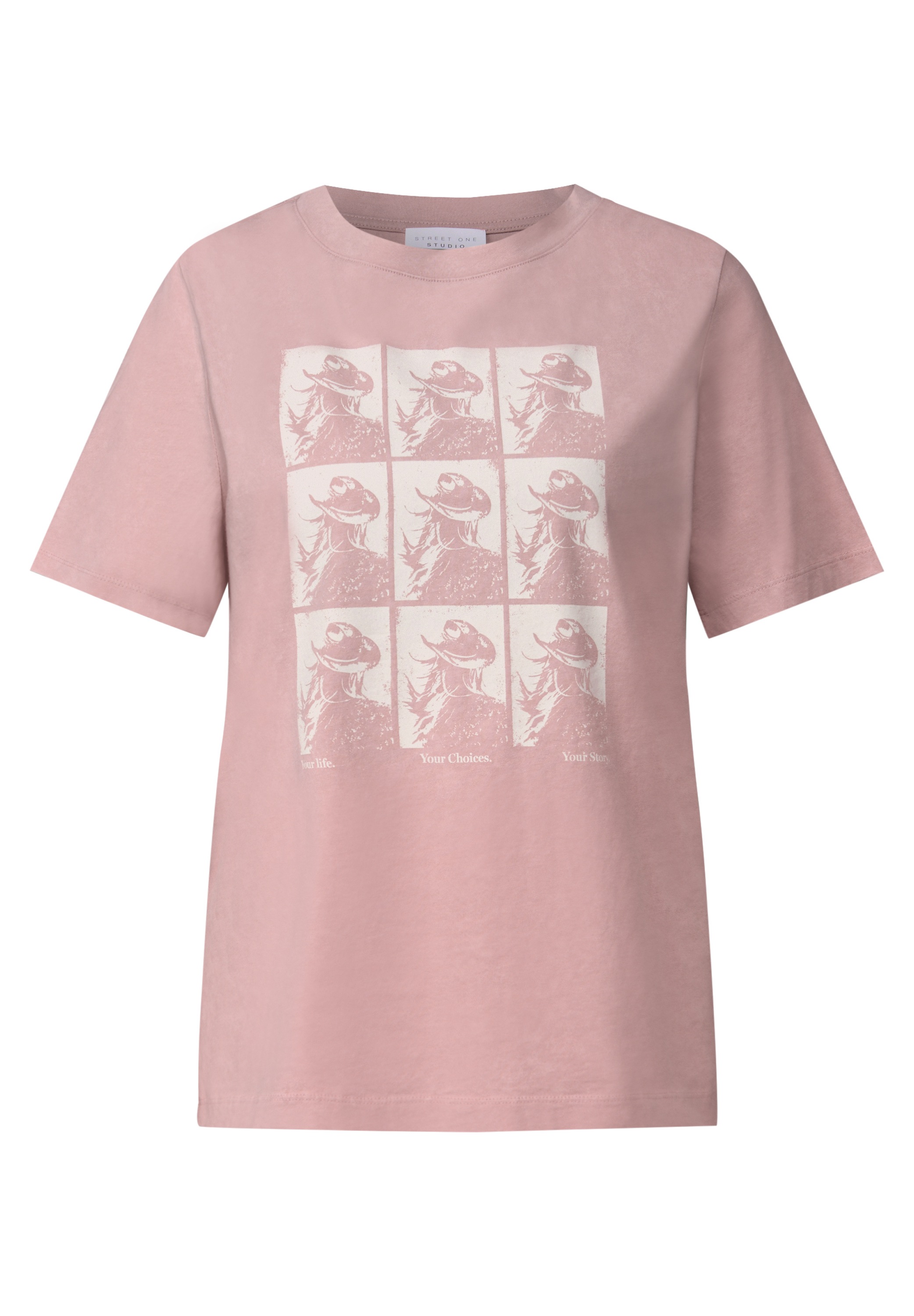 STREET ONE STUDIO Print-Shirt, aus reiner Baumwolle