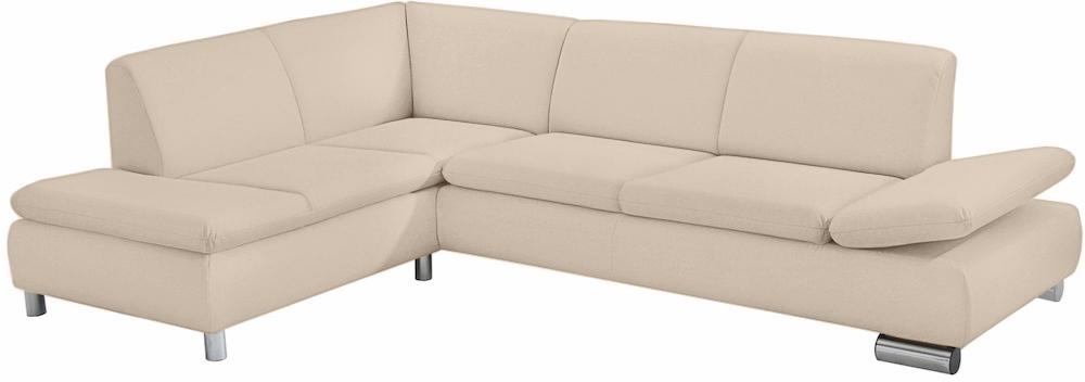 Max Winzer® Ecksofa »Toulouse«, mit klappbaren Armlehnen, Breite 237 cm