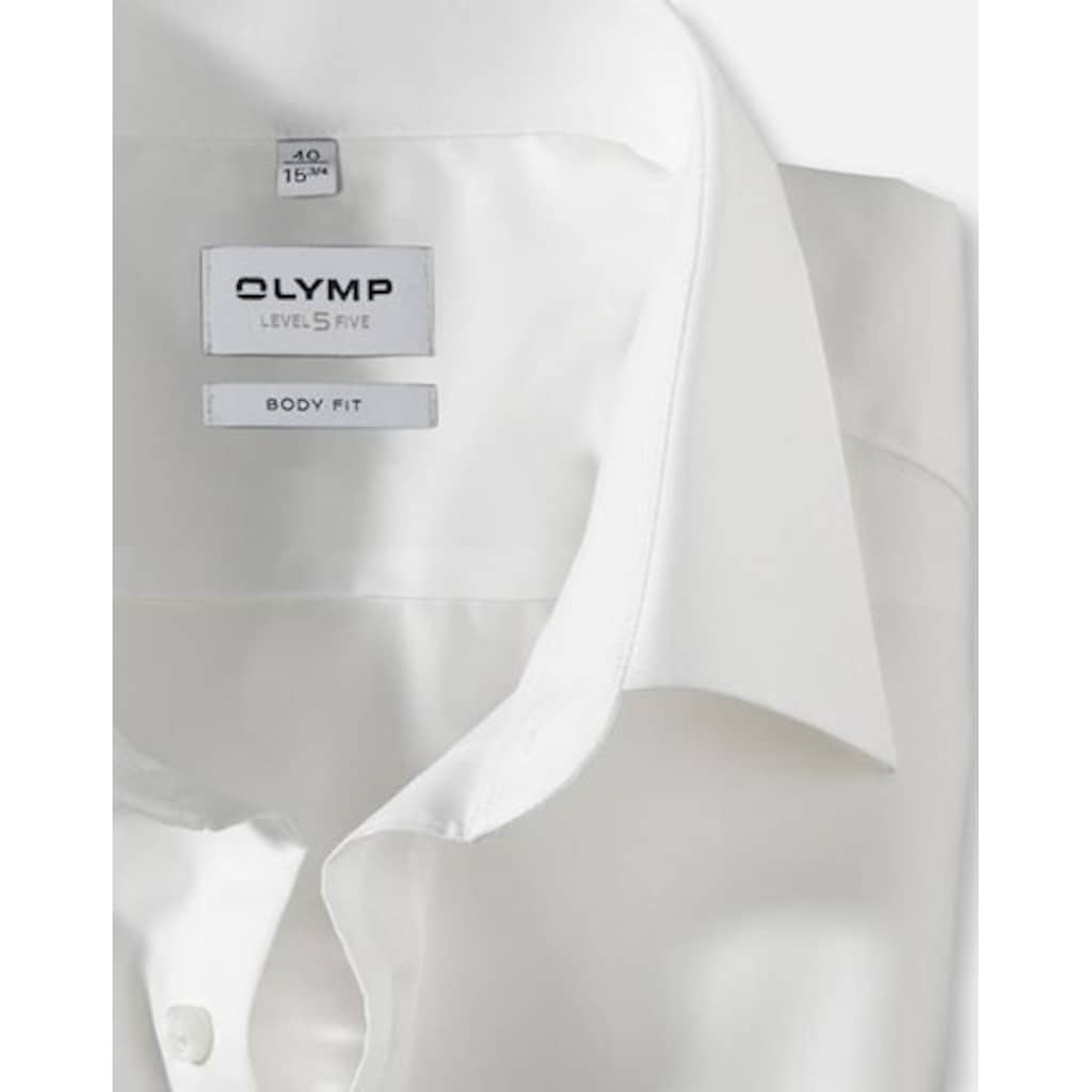 OLYMP Businesshemd »Level Five body fit«, formbeständig durch Elasthan
