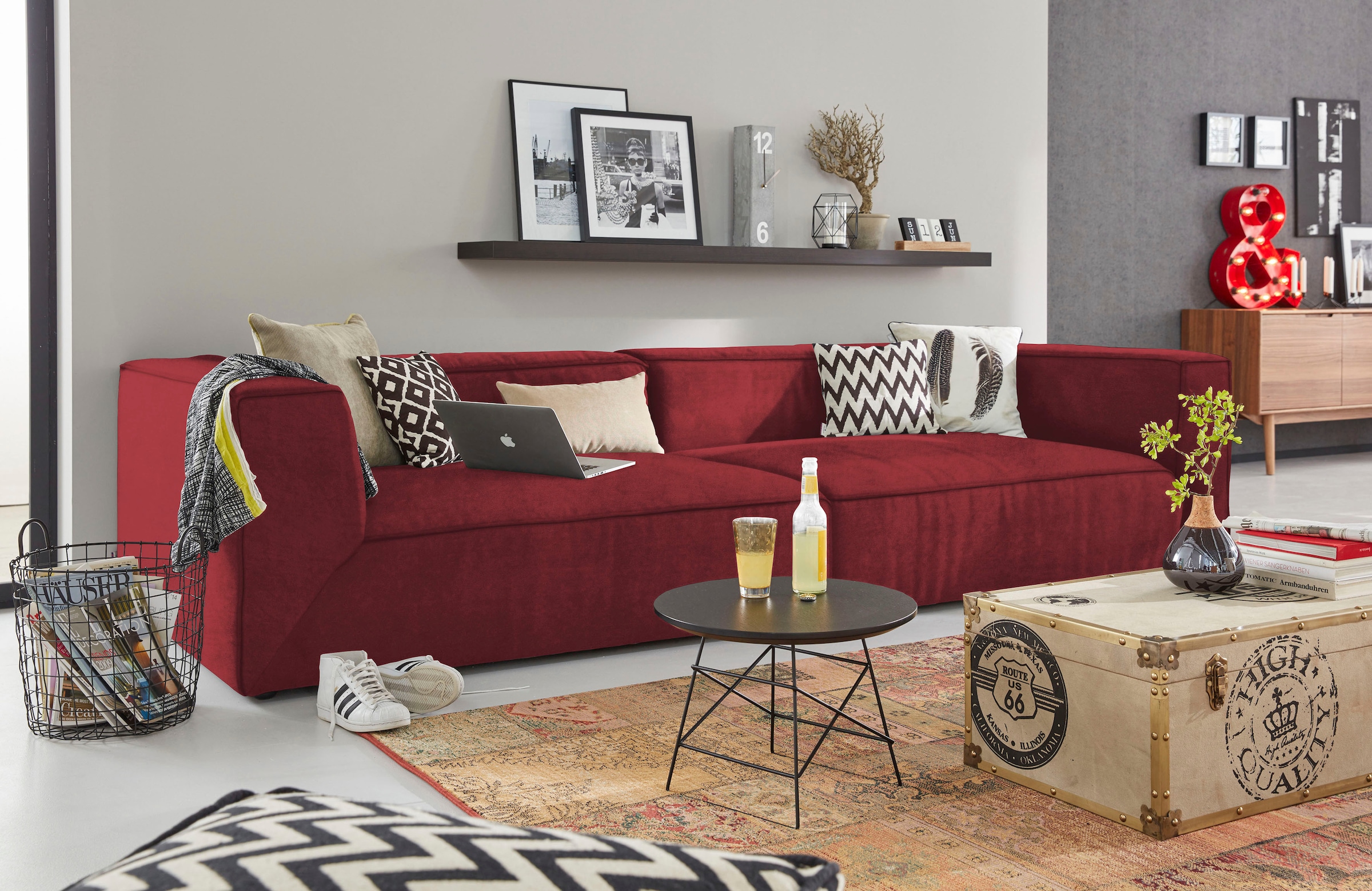 TOM TAILOR HOME Big-Sofa "BIG CUBE", TOM TAILOR Big-Sofa >>BIG CUBE