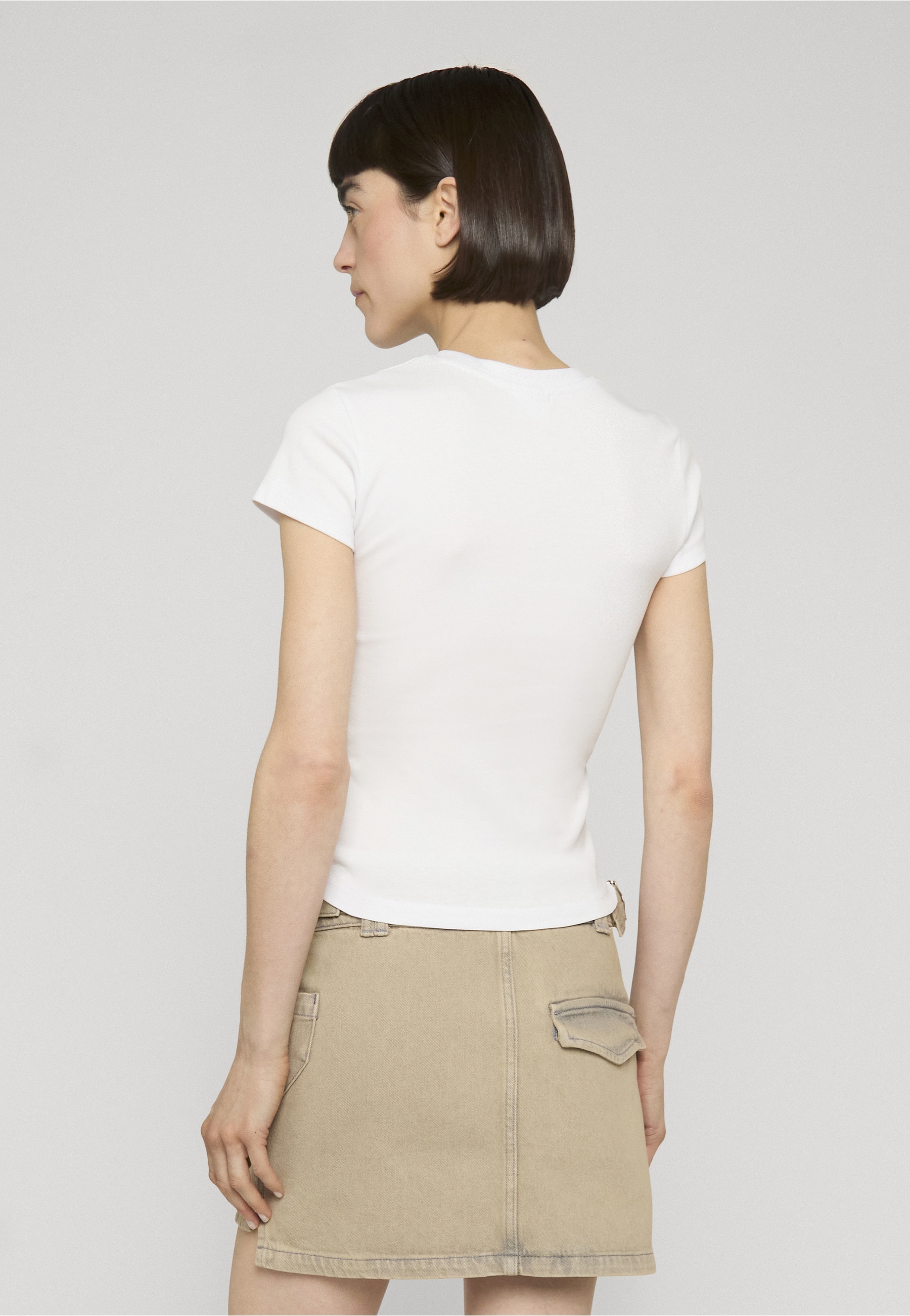 URBAN CLASSICS T-Shirt »Urban Classics Ladies Short Slim Tee 2-Pack« 1