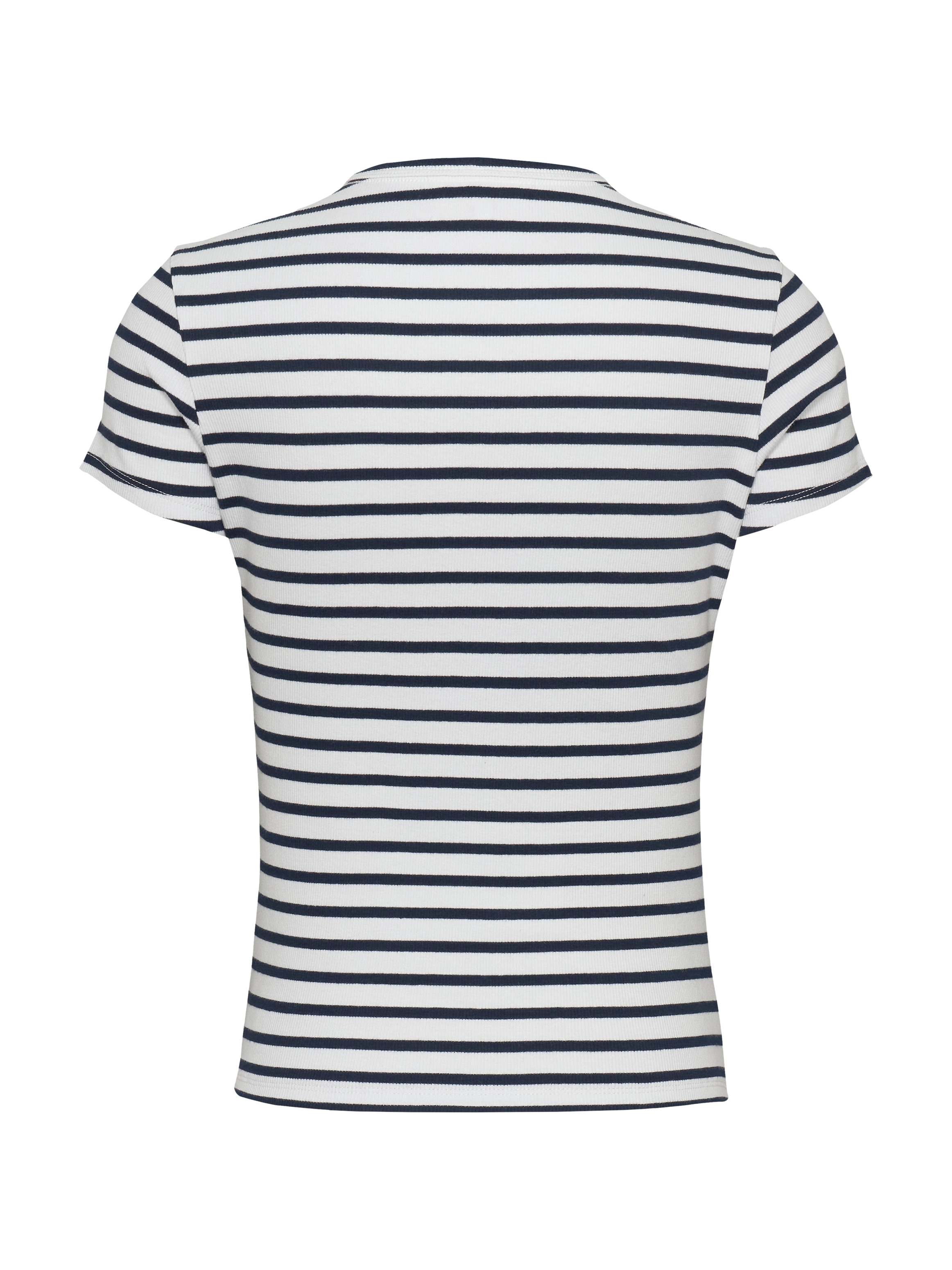 Tommy Jeans Curve T-Shirt "Slim Essential Rib", Große Größen günstig online kaufen