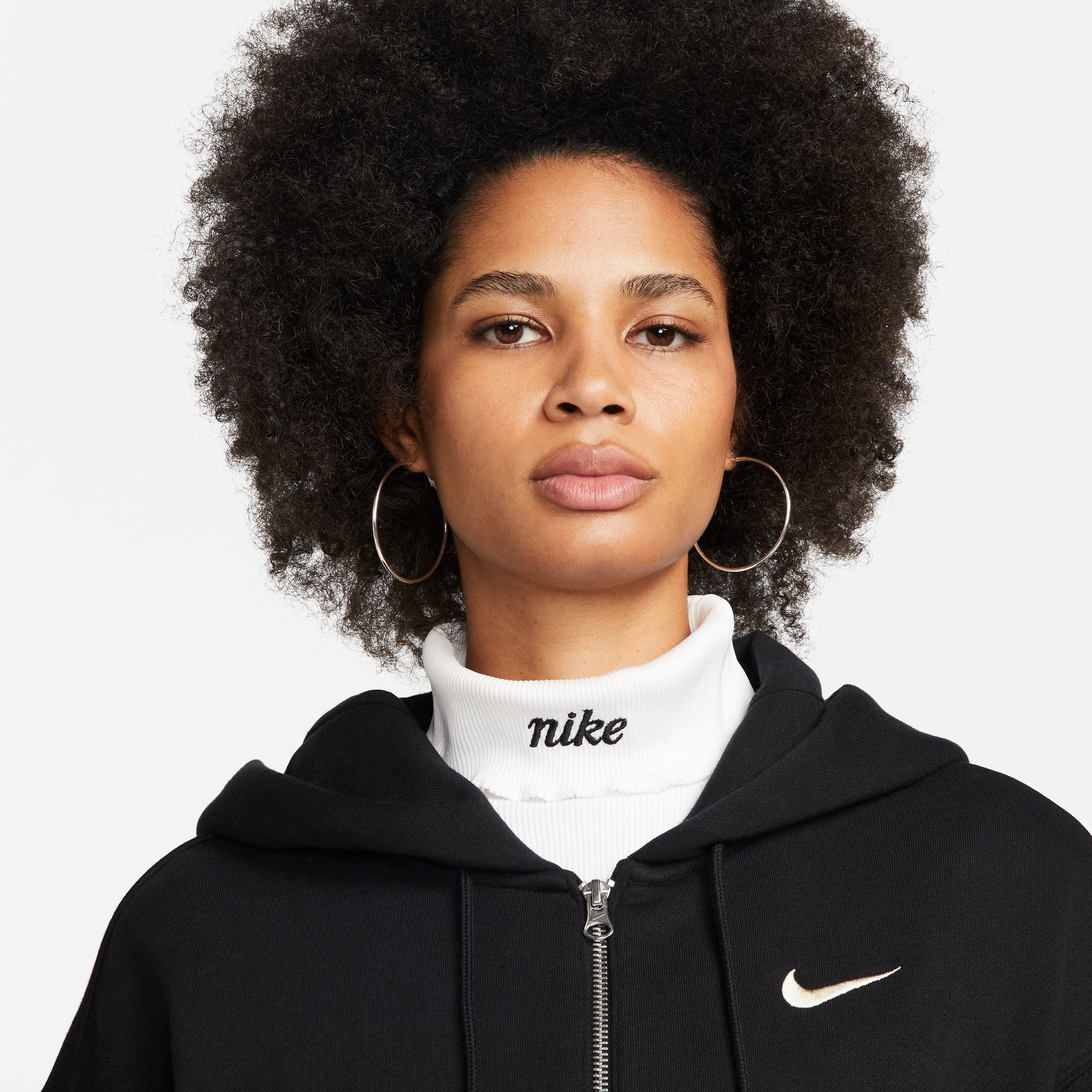 Thumbnail - Nike Sportswear Kapuzensweatshirt "W NSW PHNX FLC FZ OS HOODIE", Oversize Kapuzensweatjacke