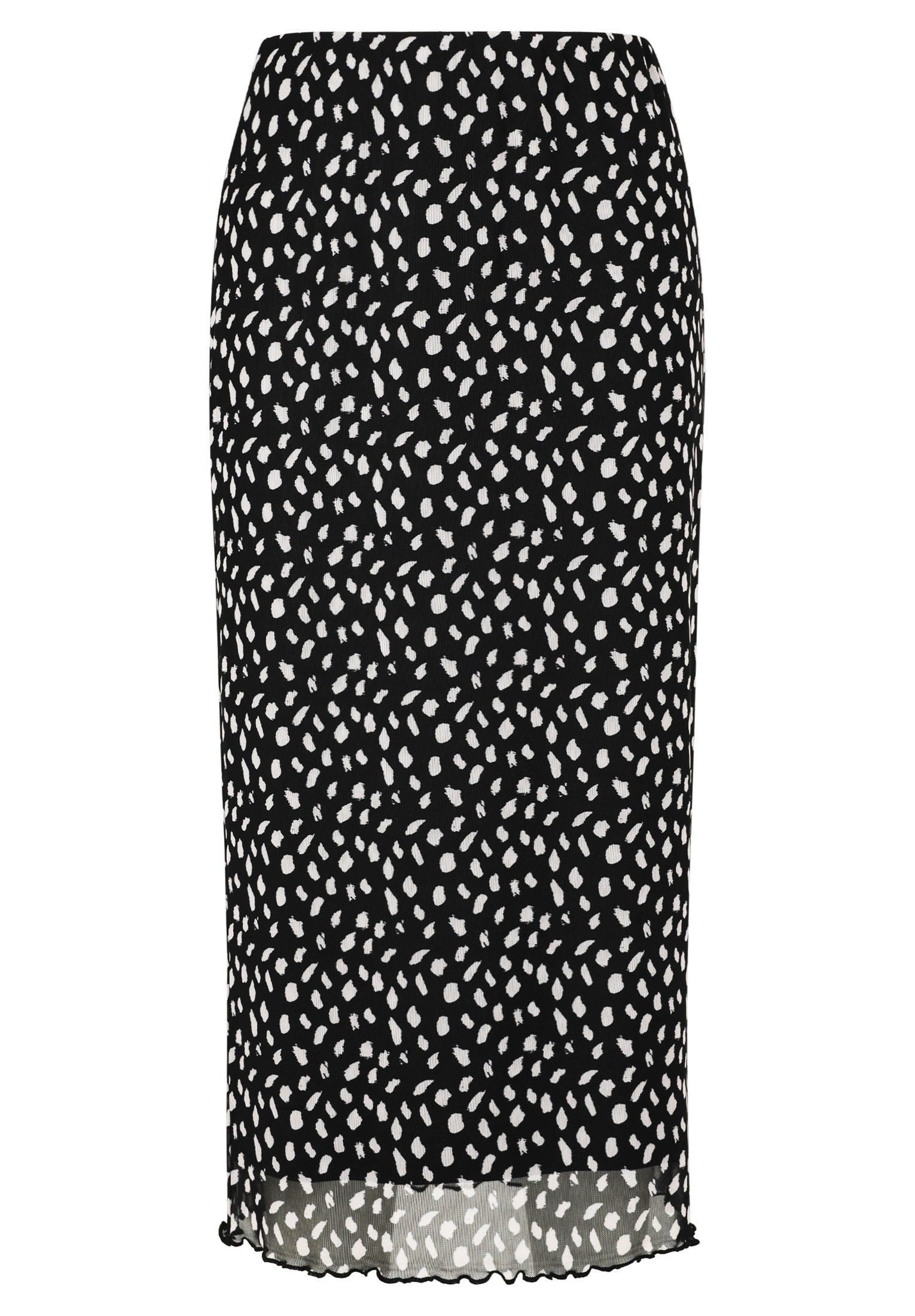 Cartoon Midirock "Damen mit Gummizug" günstig online kaufen