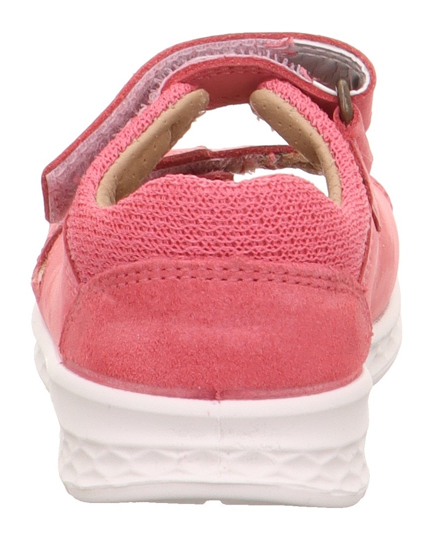 Sandale SUPERFIT "LAGOON WMS: mittel", Mädchen, Gr. 23, rosa, Nubukleder, Textil, Veloursleder, Schuhe Sandale, Sandalette mit Klett und Lederfutter, Größenschablone zum Download 3