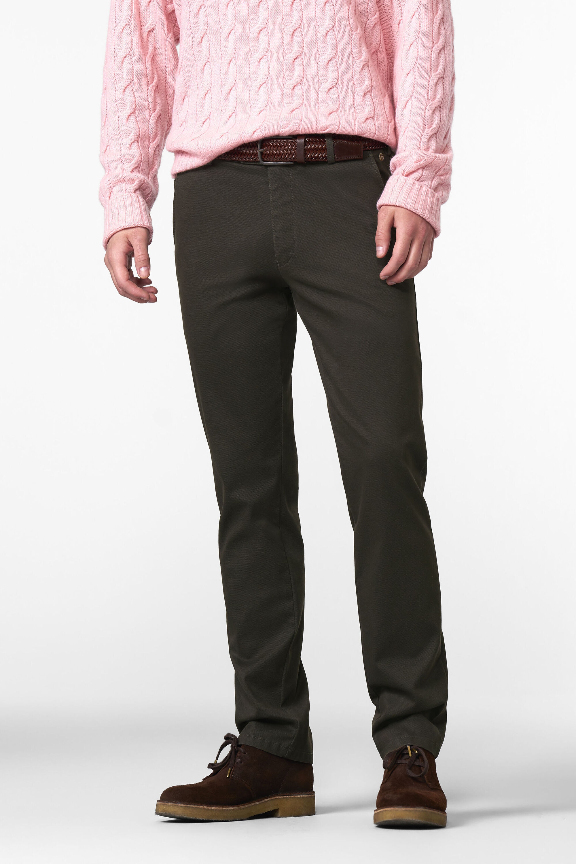 MEYER Chinos "BONN", mit Micro Print günstig online kaufen