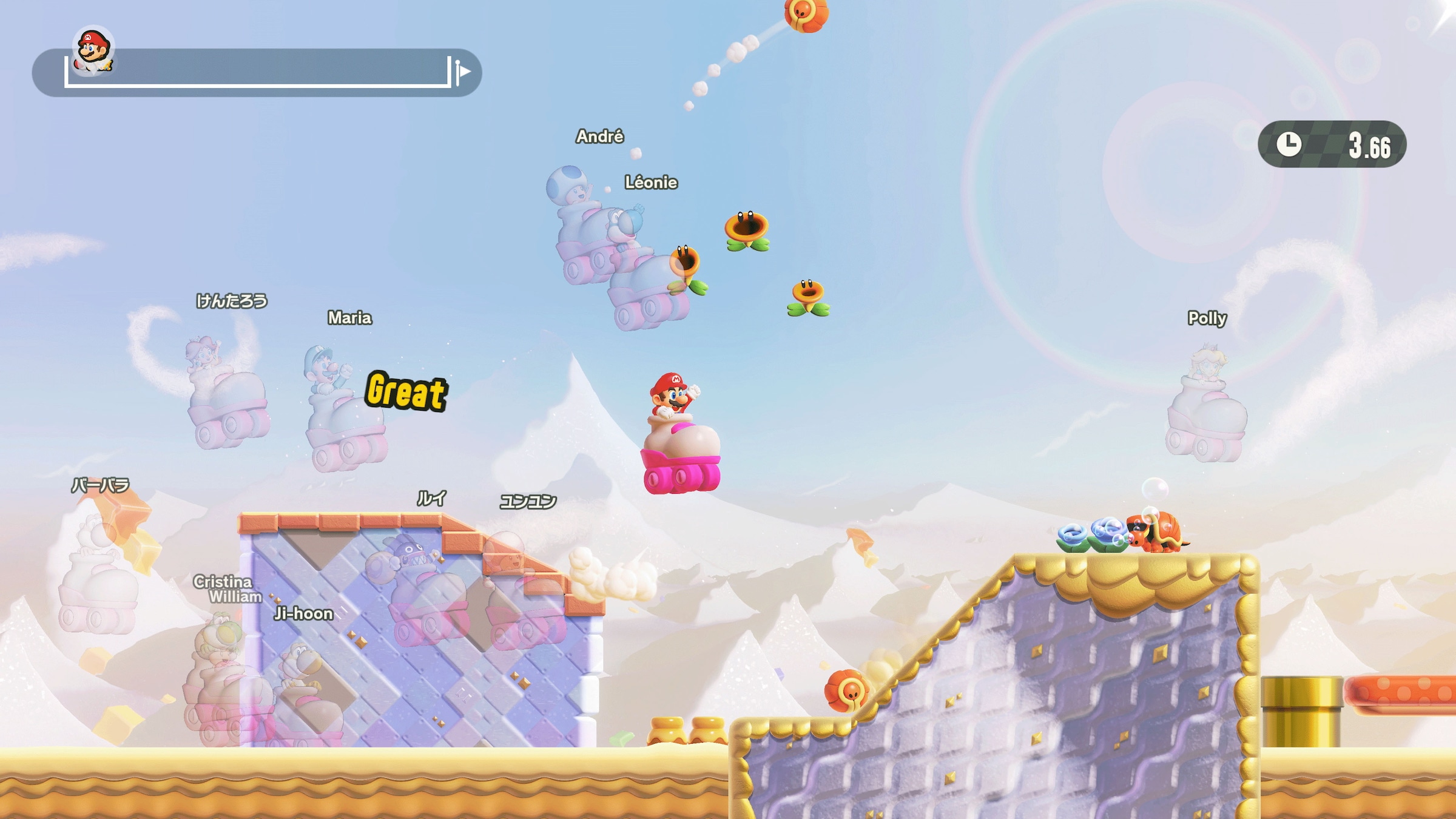 Nintendo Switch Spielesoftware »Switch 2 Super Mario Bros. Wonder –  Gemeinsam im Bellabel-Park« Nintendo Switch 2